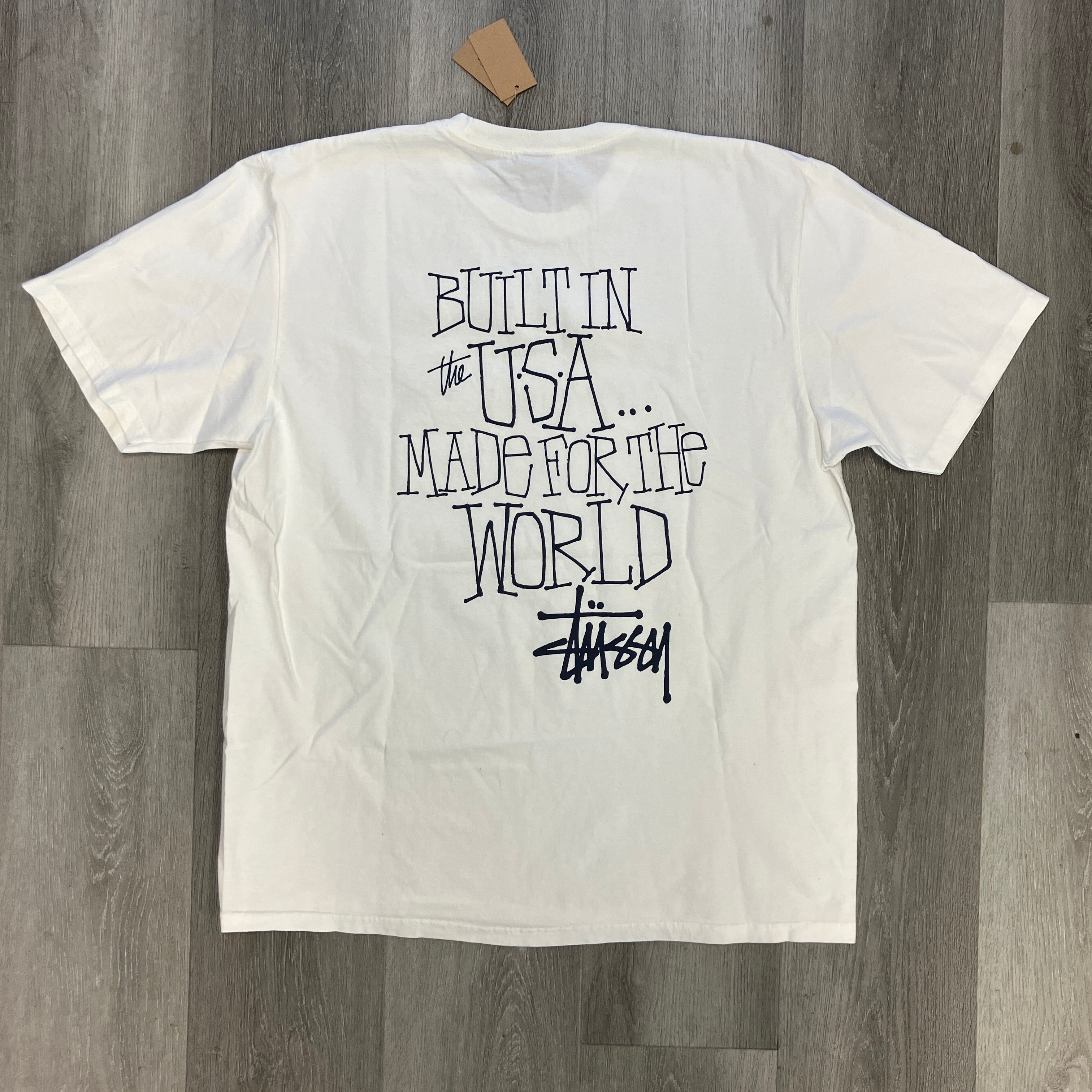 Stussy Built in the USA Tee Natural