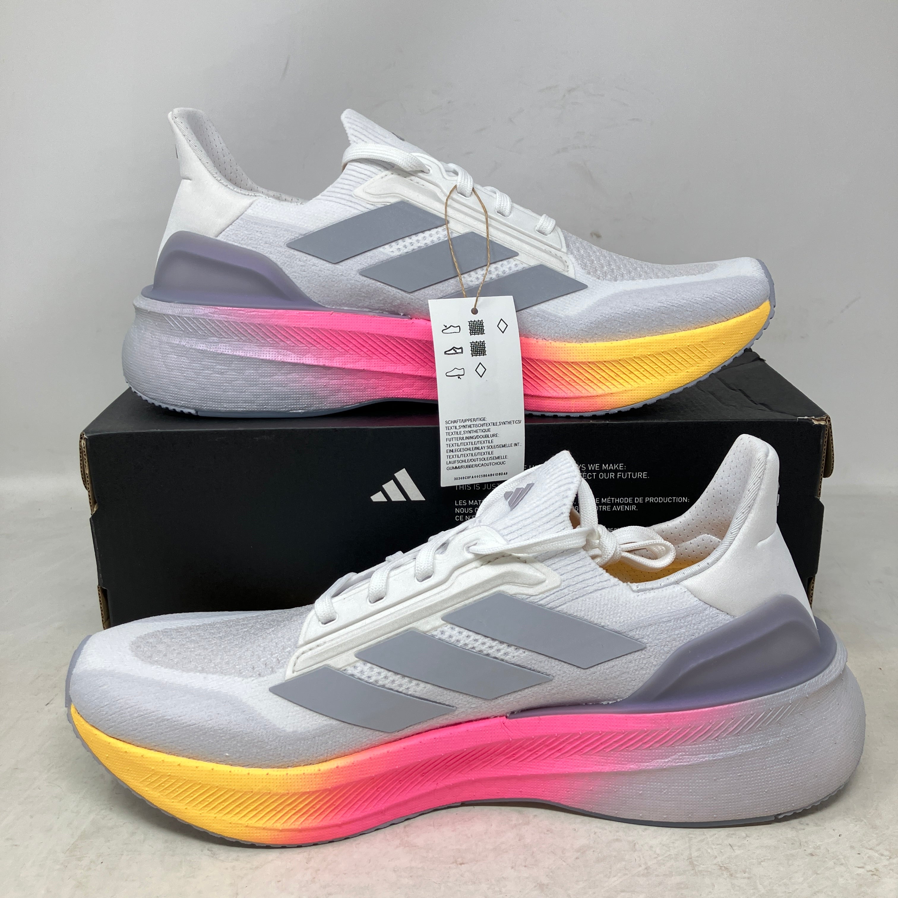 adidas Ultra Boost 5X Cloud White Halo Silver Lucid Pink