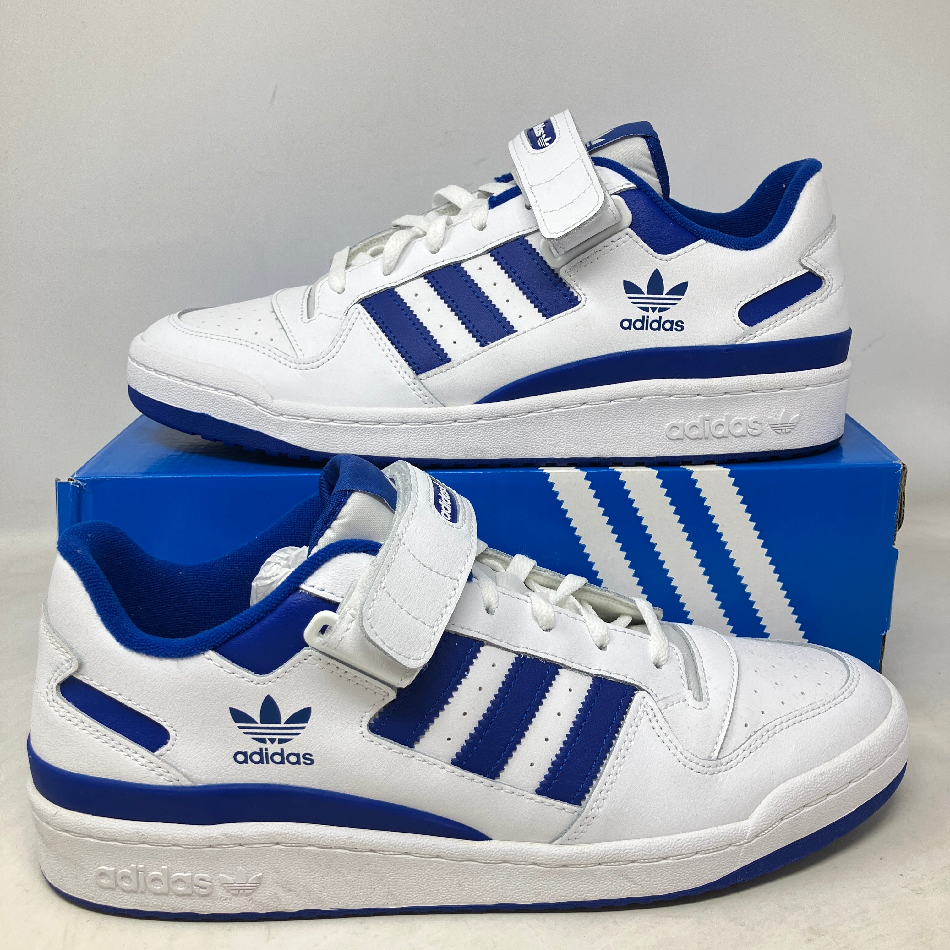 adidas Forum Low White Royal Blue