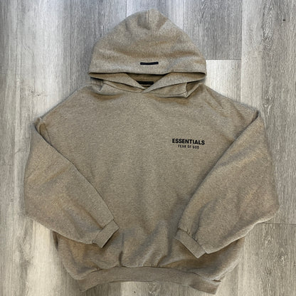 Fear of God Essentials Fleece Hoodie (FW24) Heather Gray