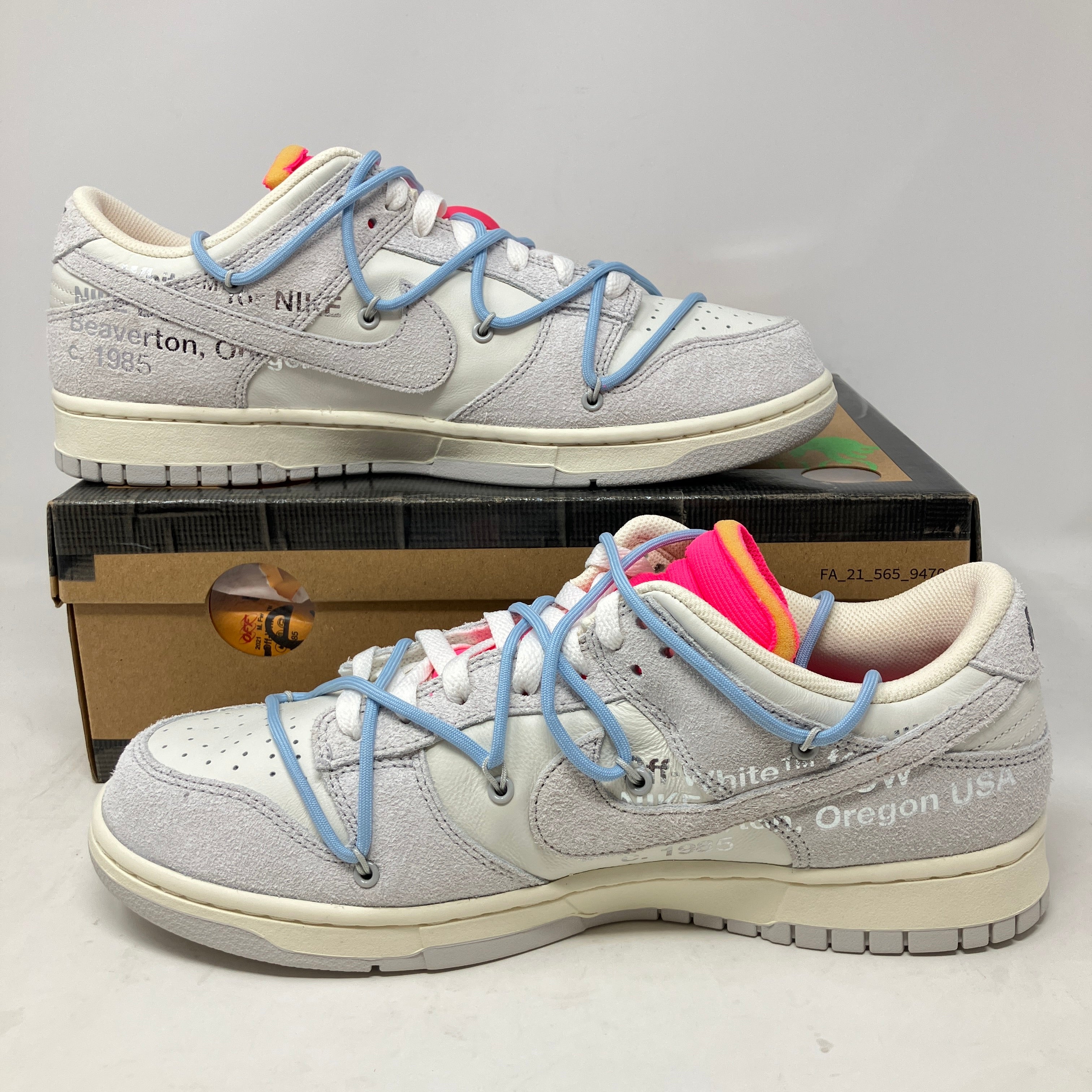 Nike Dunk Low Off-White Lot 38