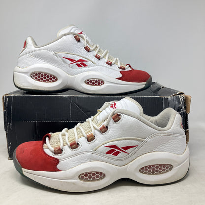 Reebok Question Low White Red Ice