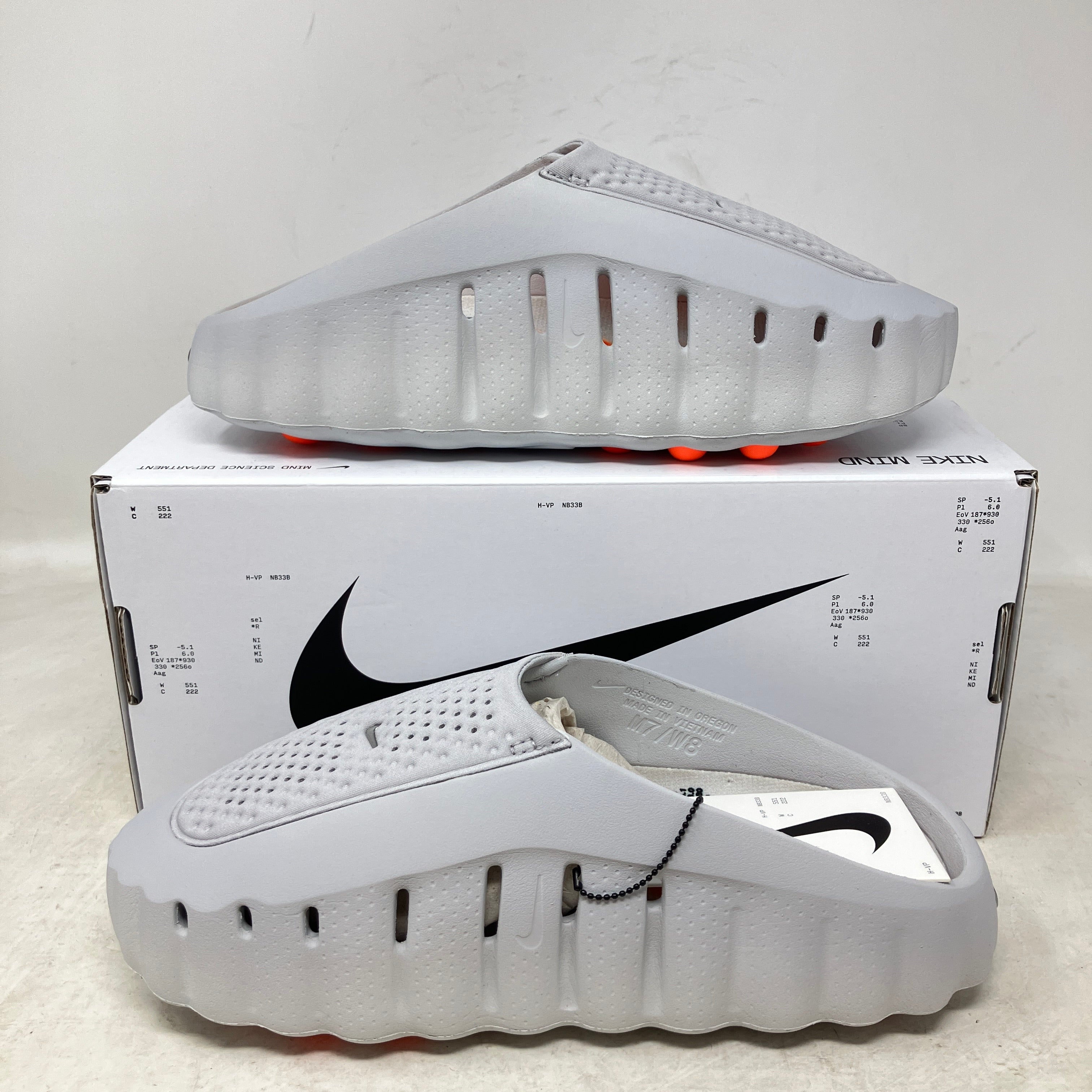 Nike Mind 001 Slide Light Smoke Grey