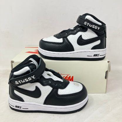 Nike Air Force 1 Mid Stussy Light Bone Black (TD)