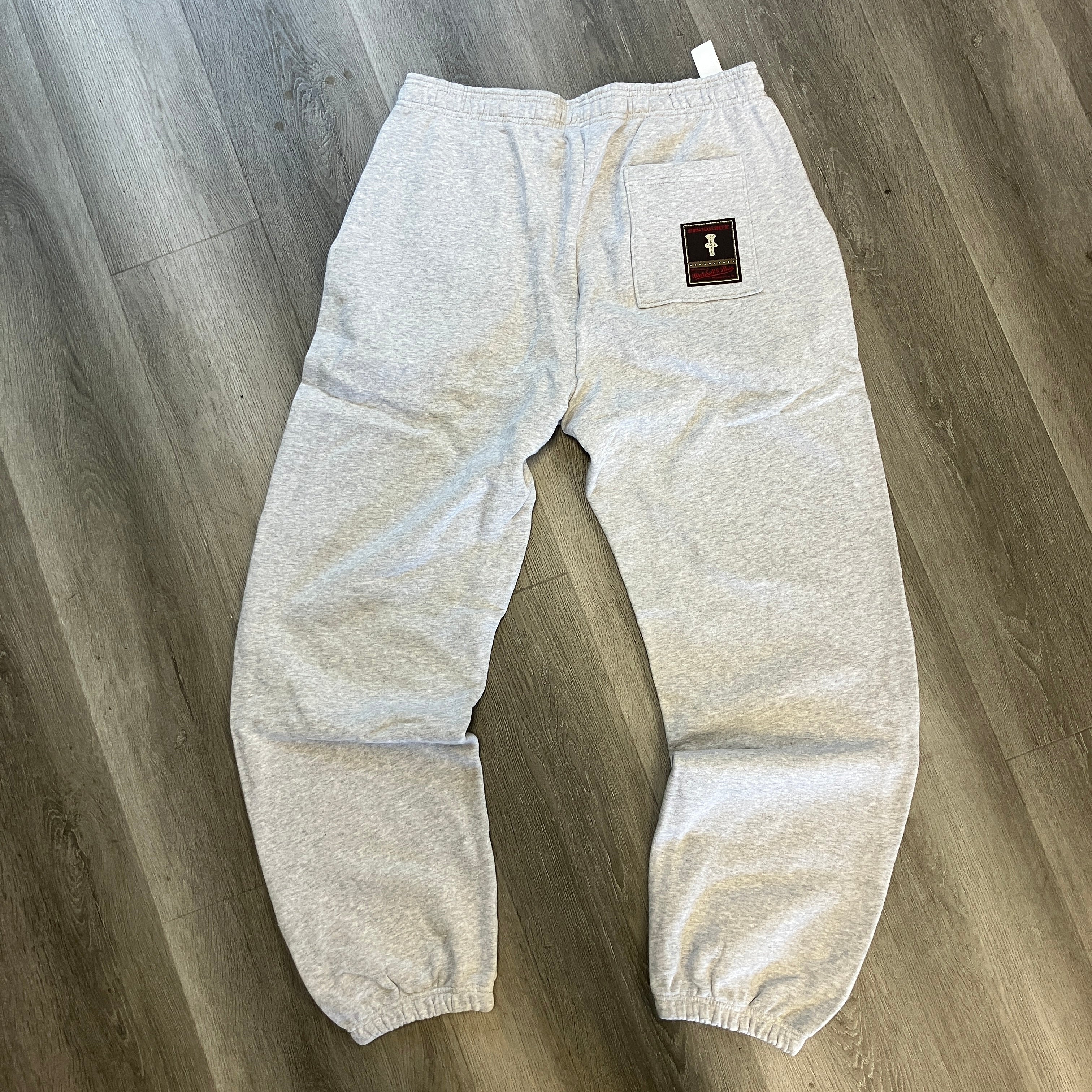 Travis Scott x Mitchell & Ness LSU Tigers Classic Sweatpants Heather Gray