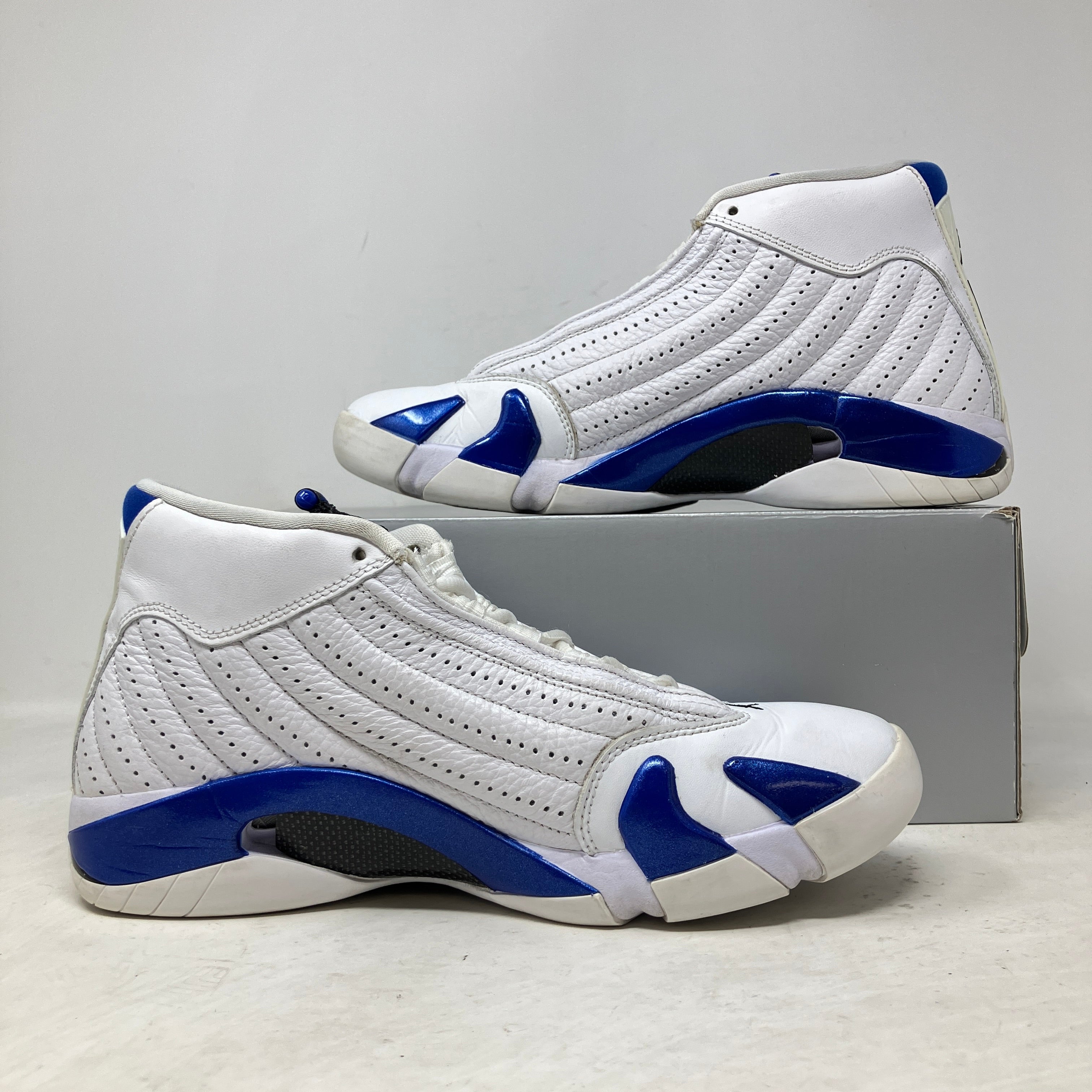 Jordan 14 Retro White Hyper Royal