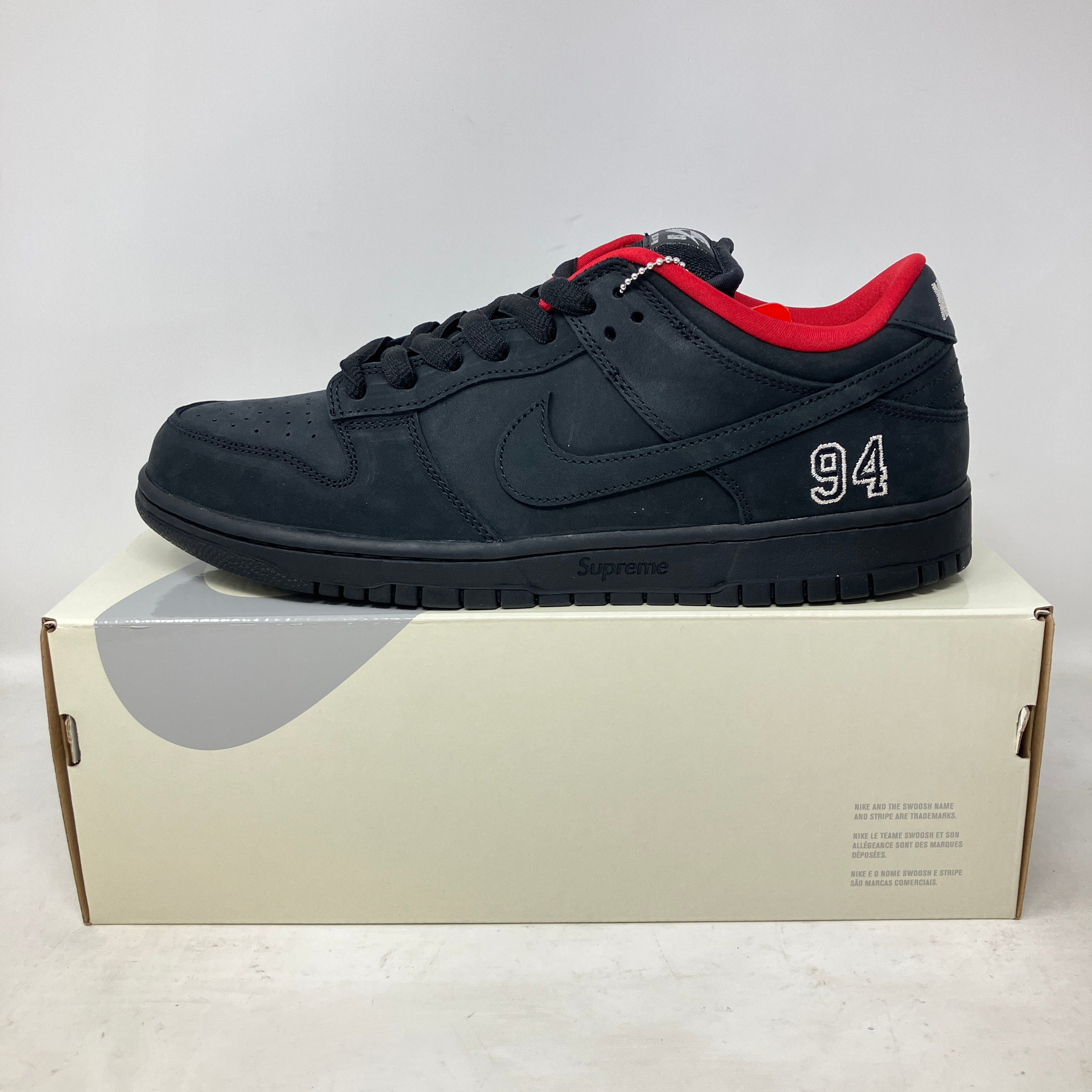 Nike SB Dunk Low Supreme 94 Black