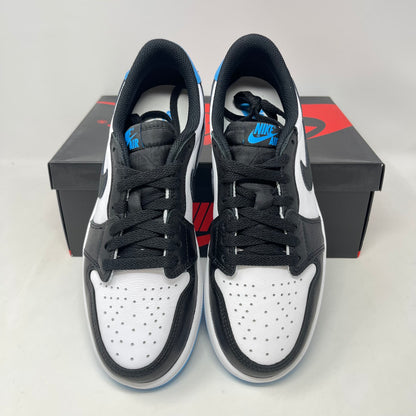Jordan 1 Retro Low OG Black Dark Powder Blue (GS)