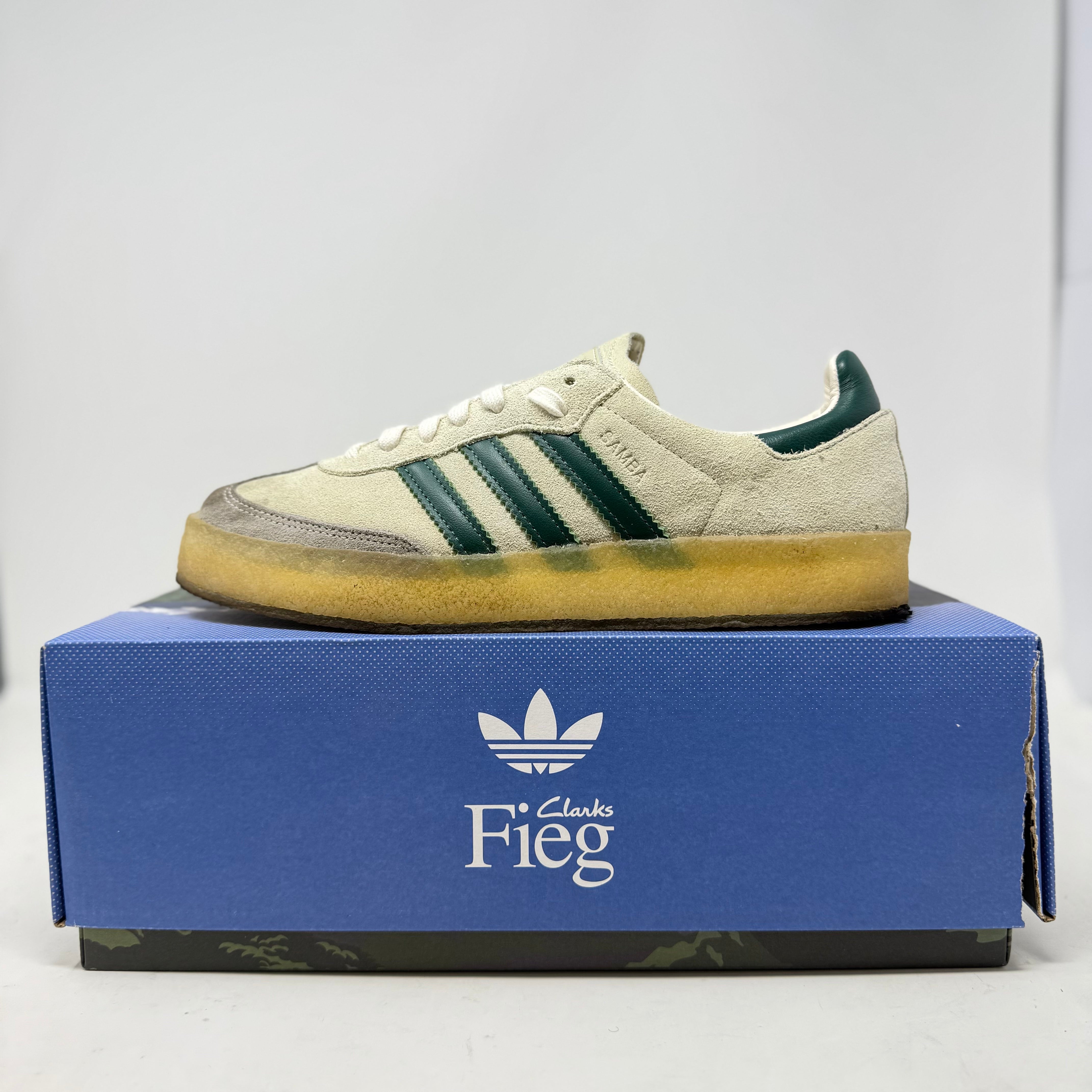 adidas Clarks 8th Street Samba by Ronnie Fieg Chalk White Green