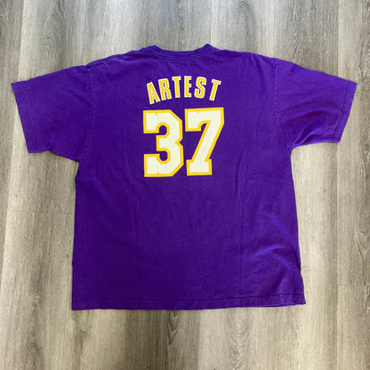 Vintage Lakers Ron Artest Adidas T Shirt