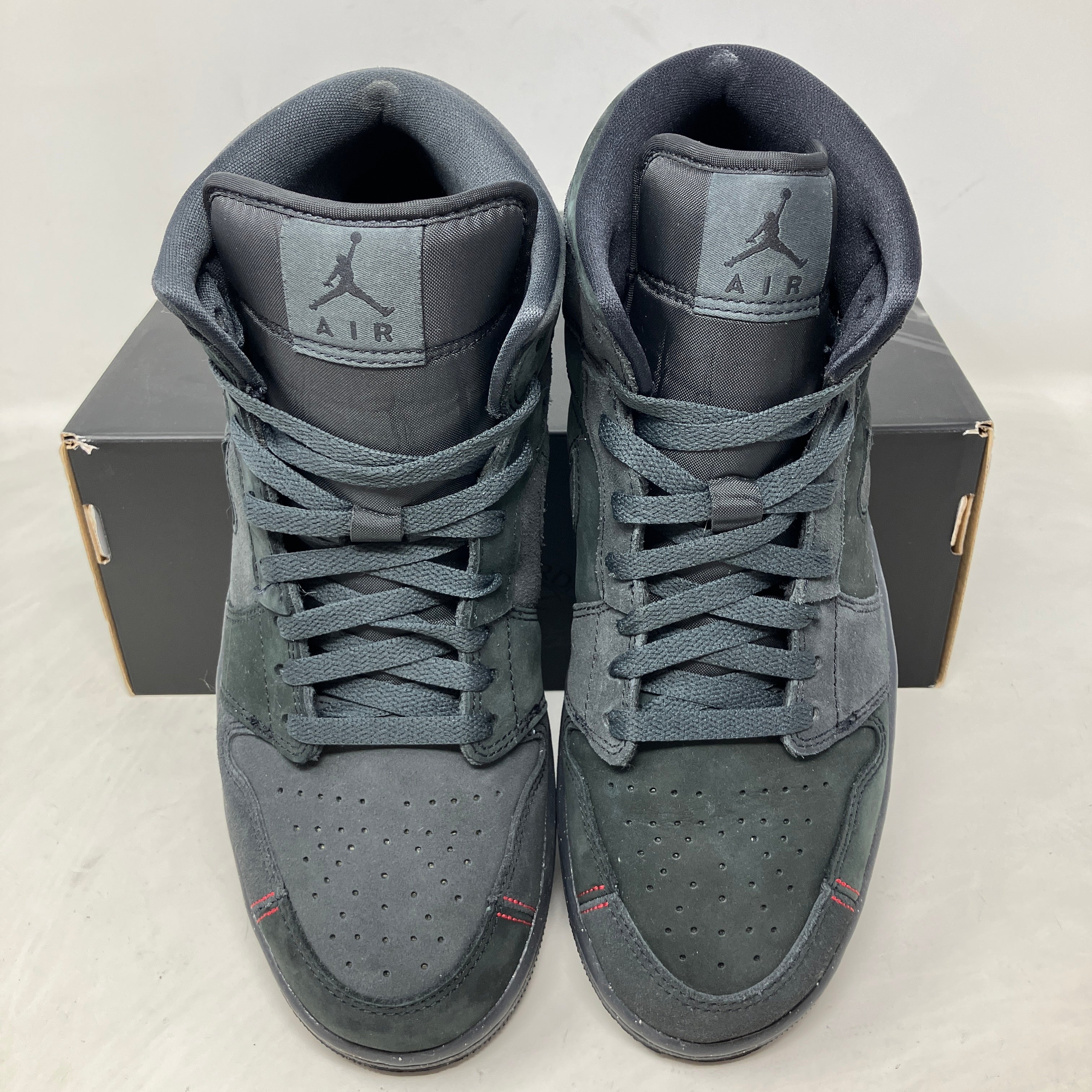 Jordan 1 Mid SE Craft Dark Smoke Red