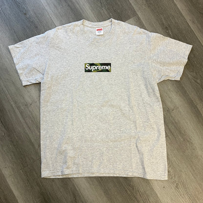Supreme Box Logo Tee (FW23) Ash Grey