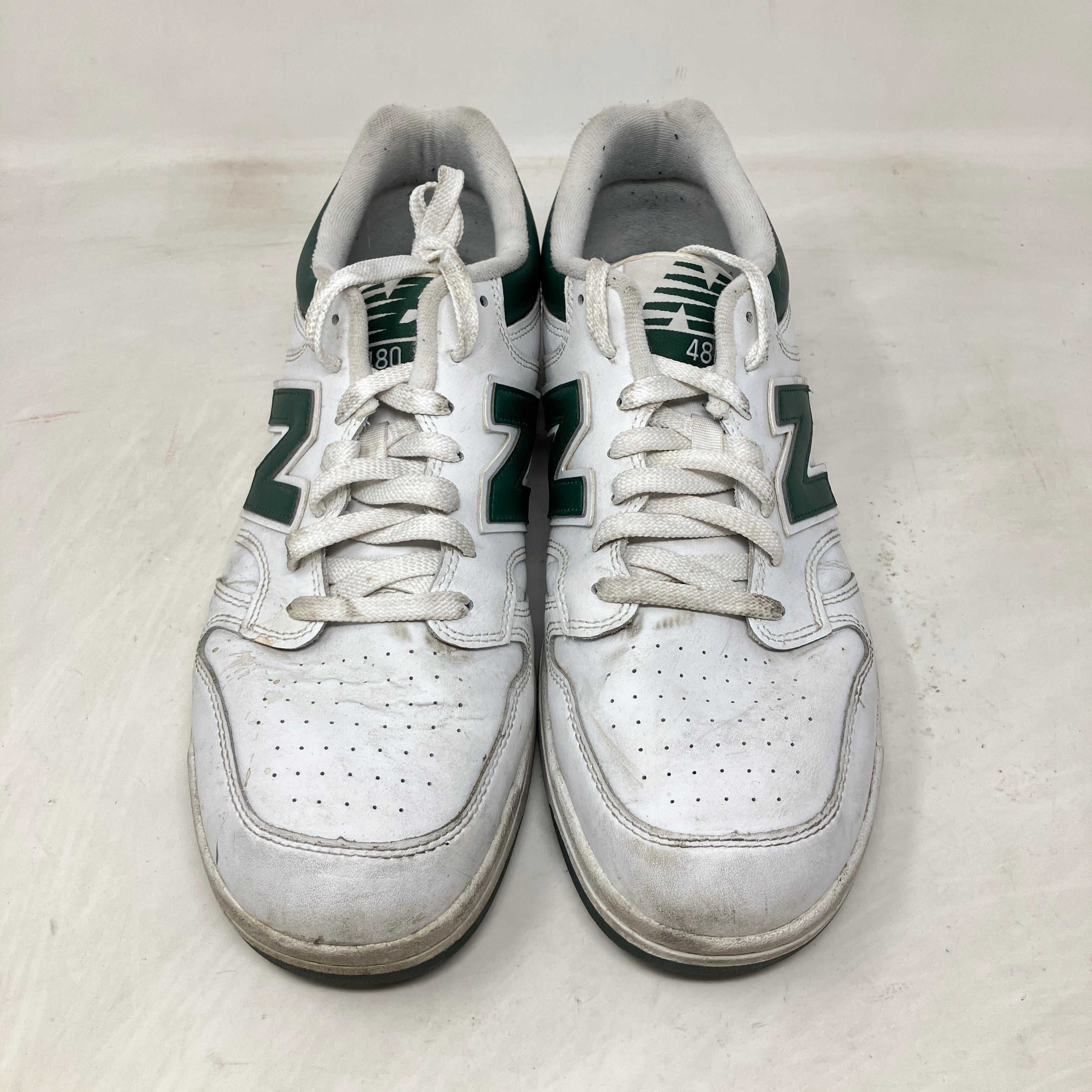 New Balance 480 White Nightwatch Green