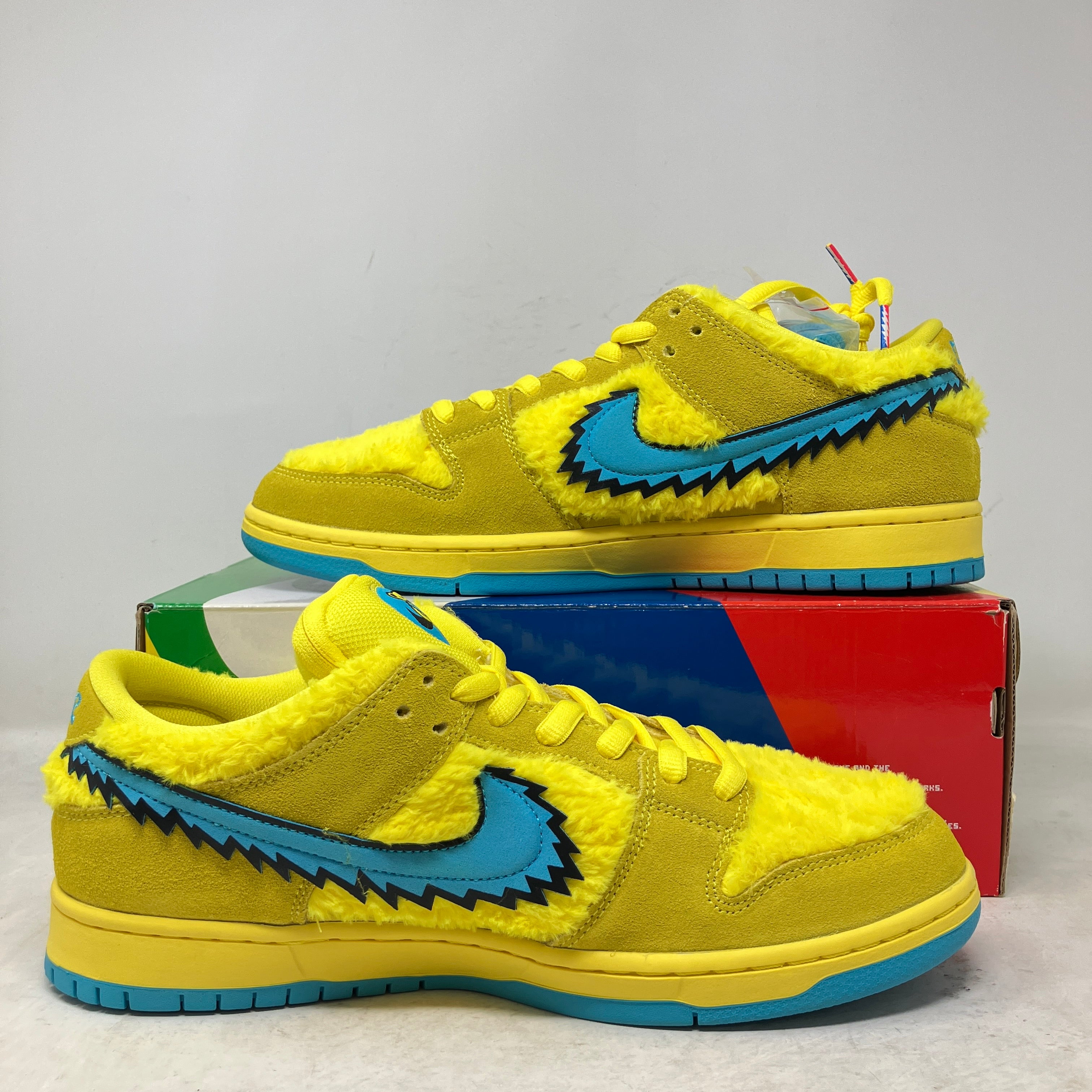 Nike SB Dunk Low Grateful Dead Bears Opti Yellow