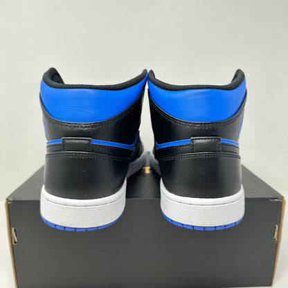 Jordan 1 Mid Black Royal Blue