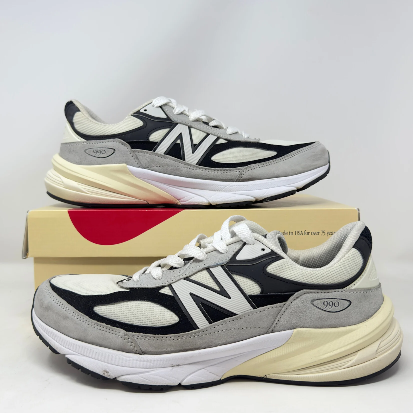 New Balance 990v6 MiUSA Teddy Santis Grey Black