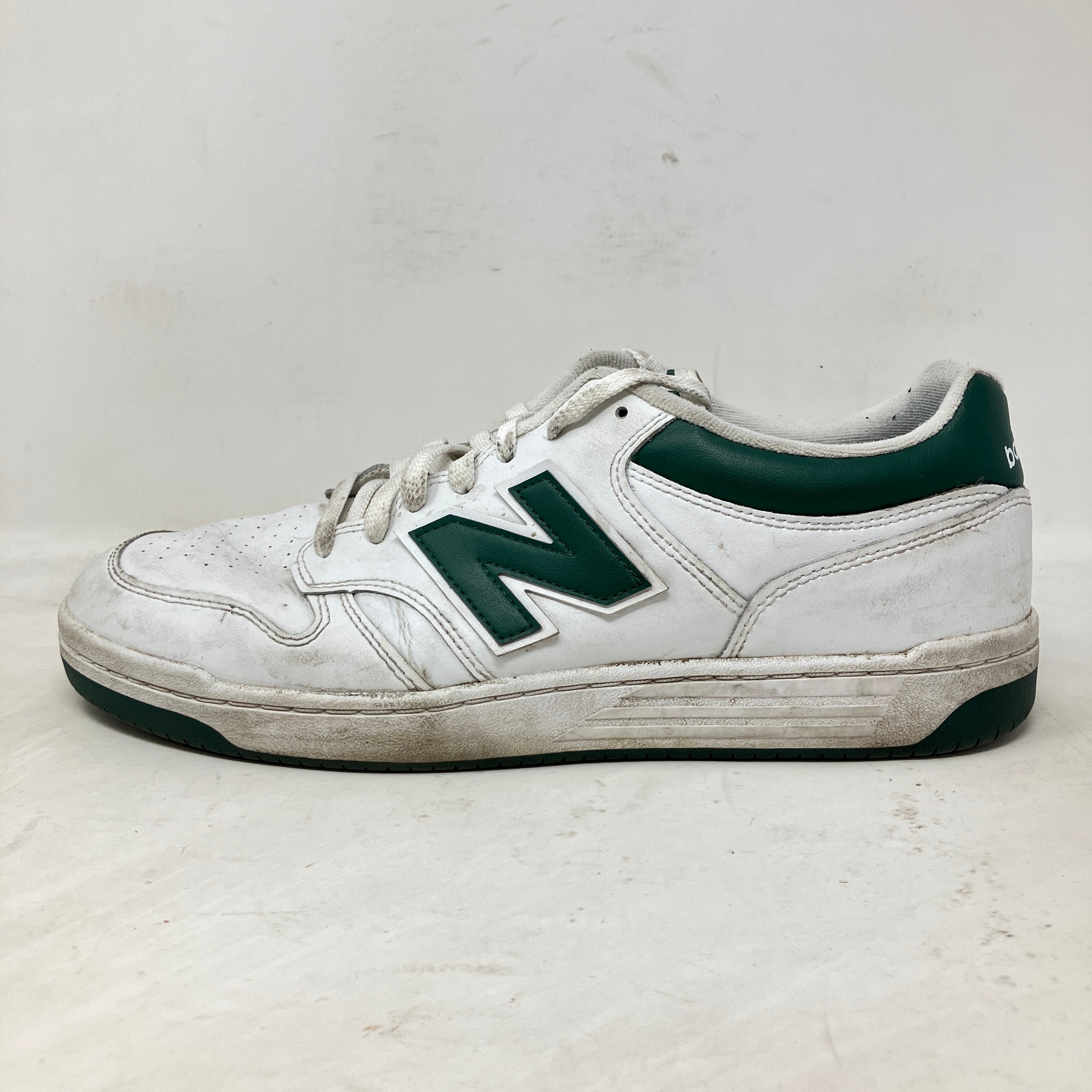 New Balance 480 White Nightwatch Green