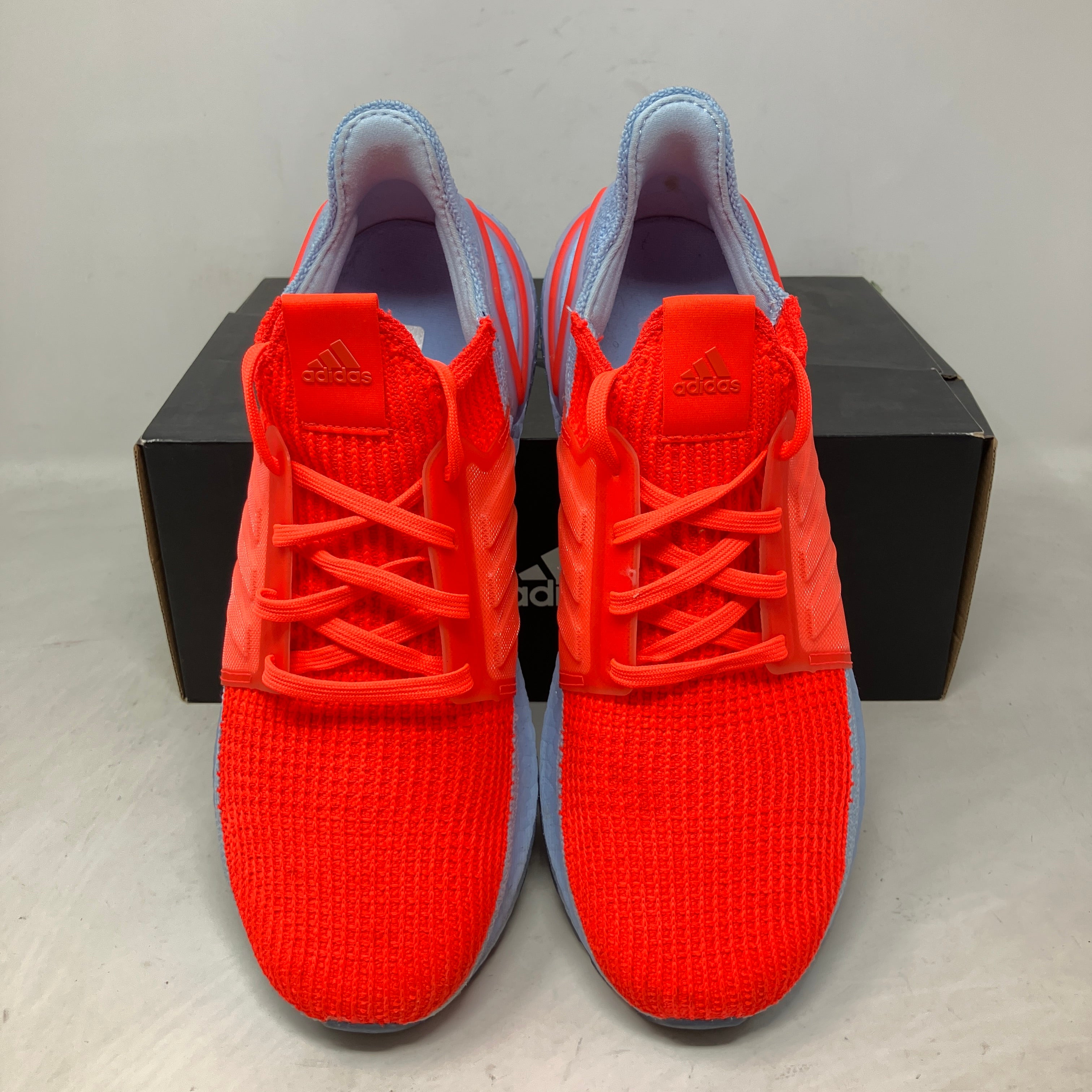 adidas Ultra Boost 19 Solar Red Glow Blue