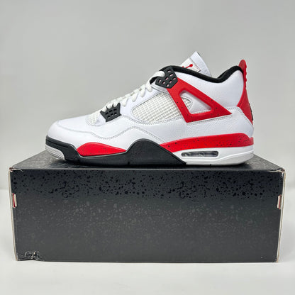Jordan 4 Retro Red Cement sneaker, brand new with original accessories.