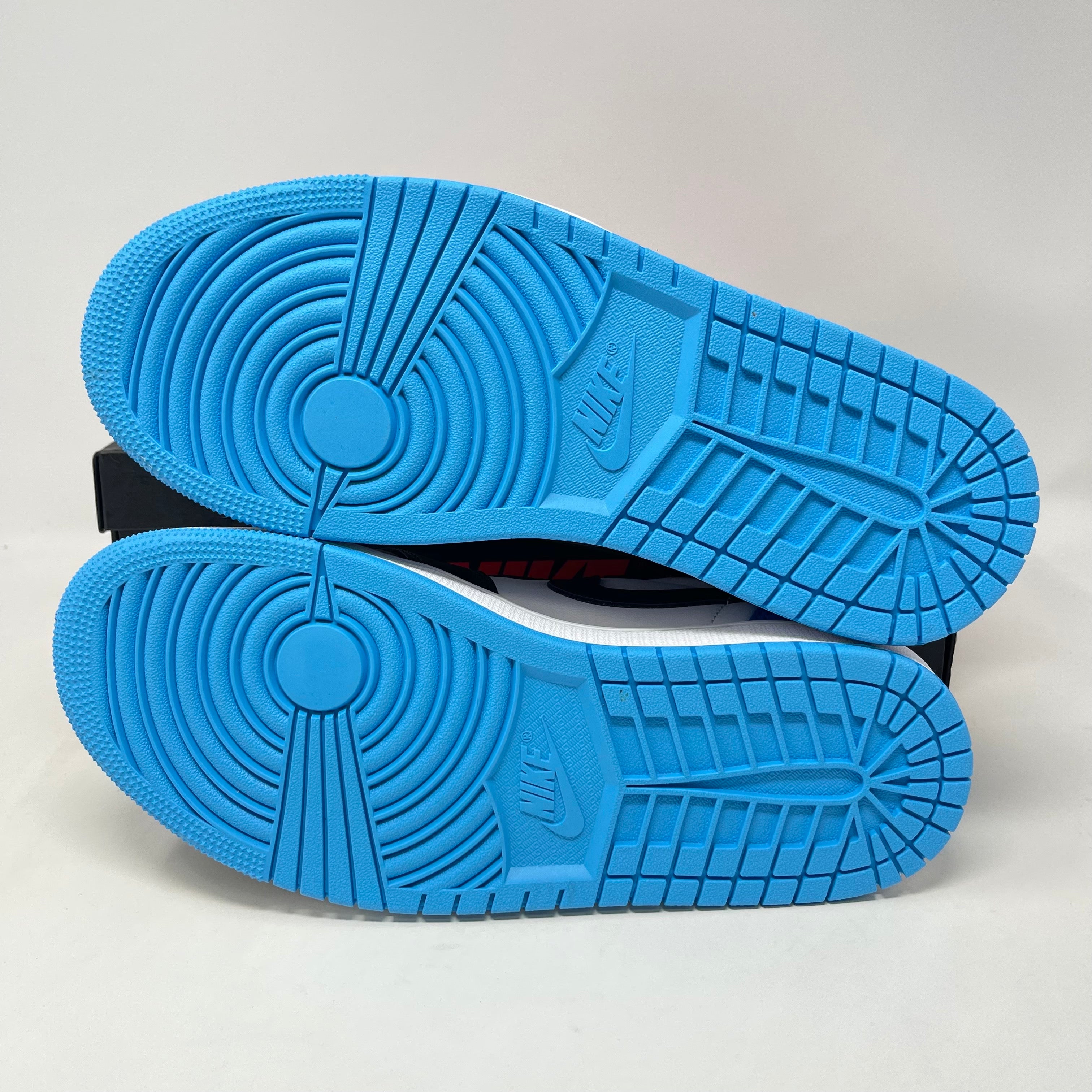 Jordan 1 Retro Low OG Black Dark Powder Blue (GS)
