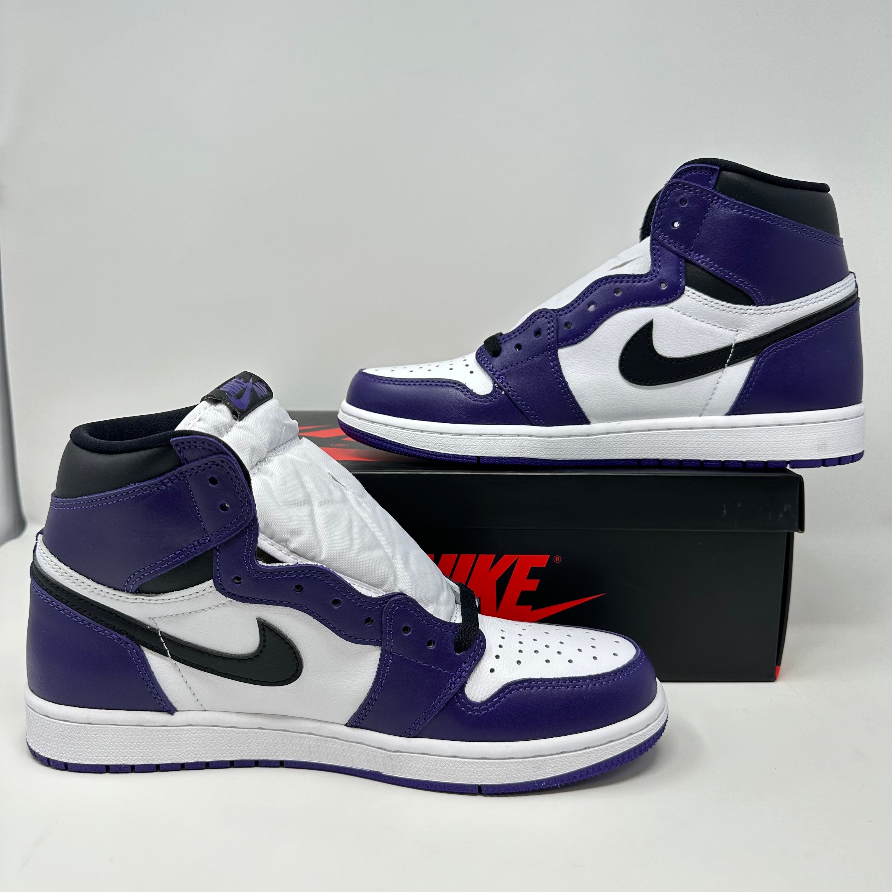 Jordan 1 Retro High Court Purple White