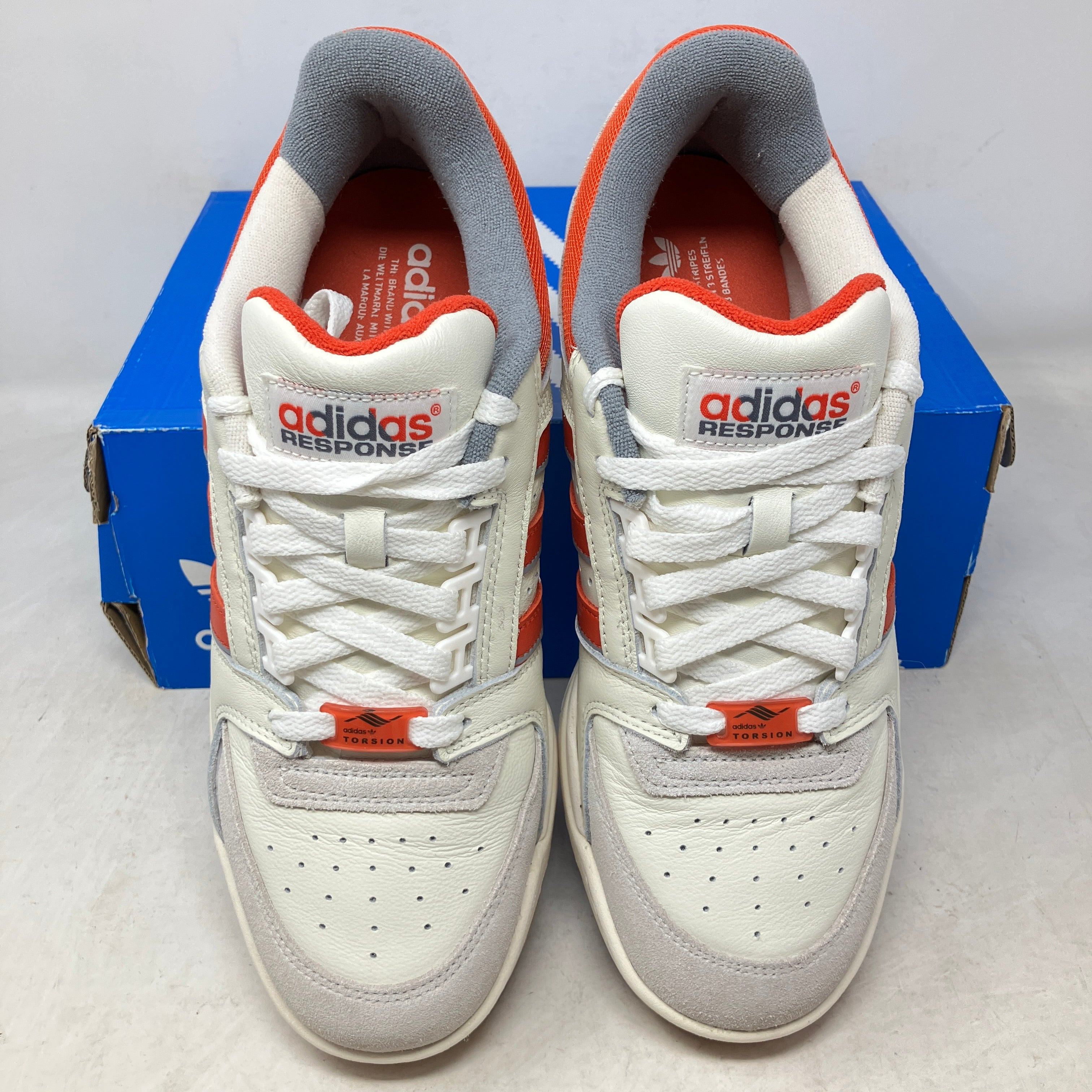 adidas Torsion Tennis Lo Grey Orange