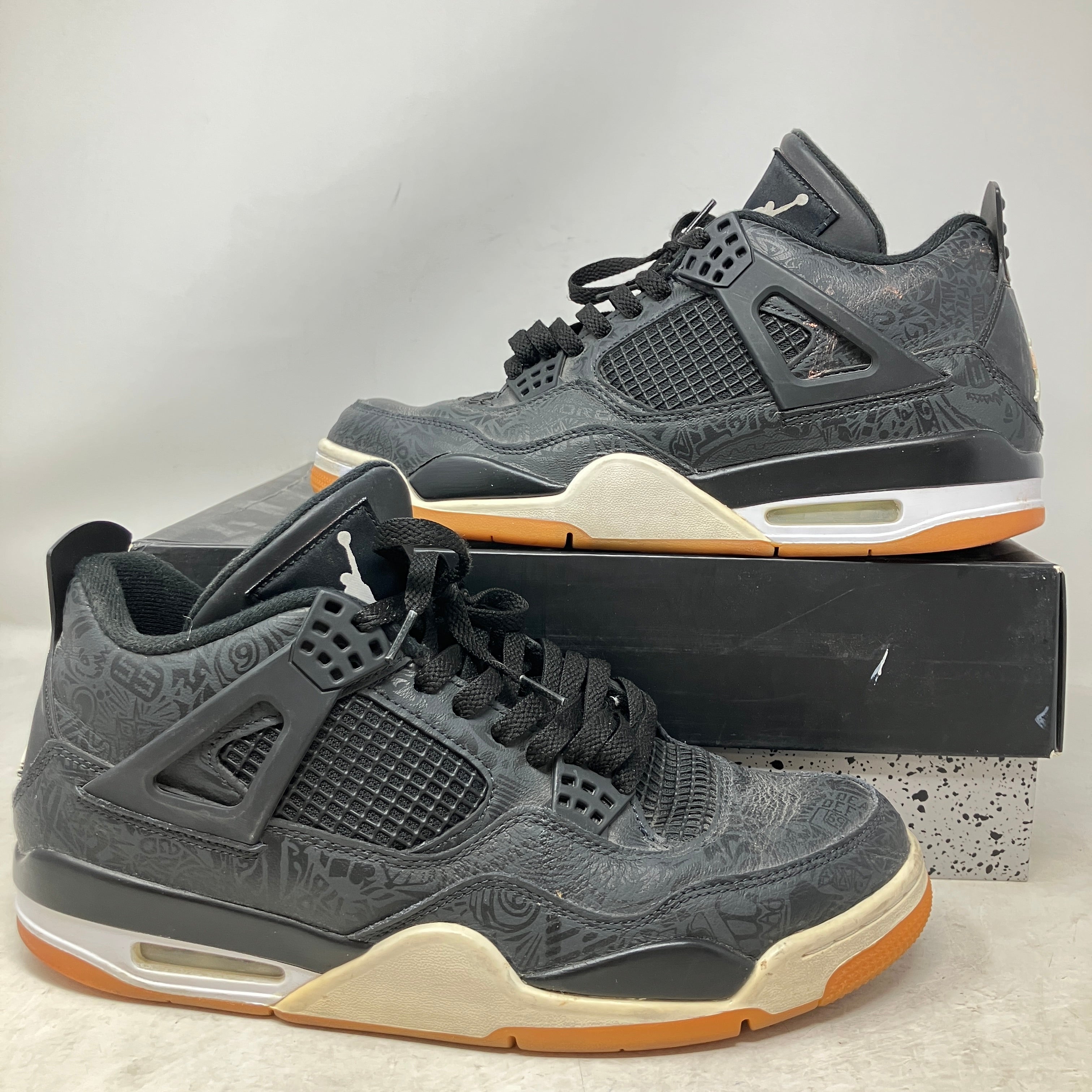 Jordan 4 Retro Laser Black Gum
