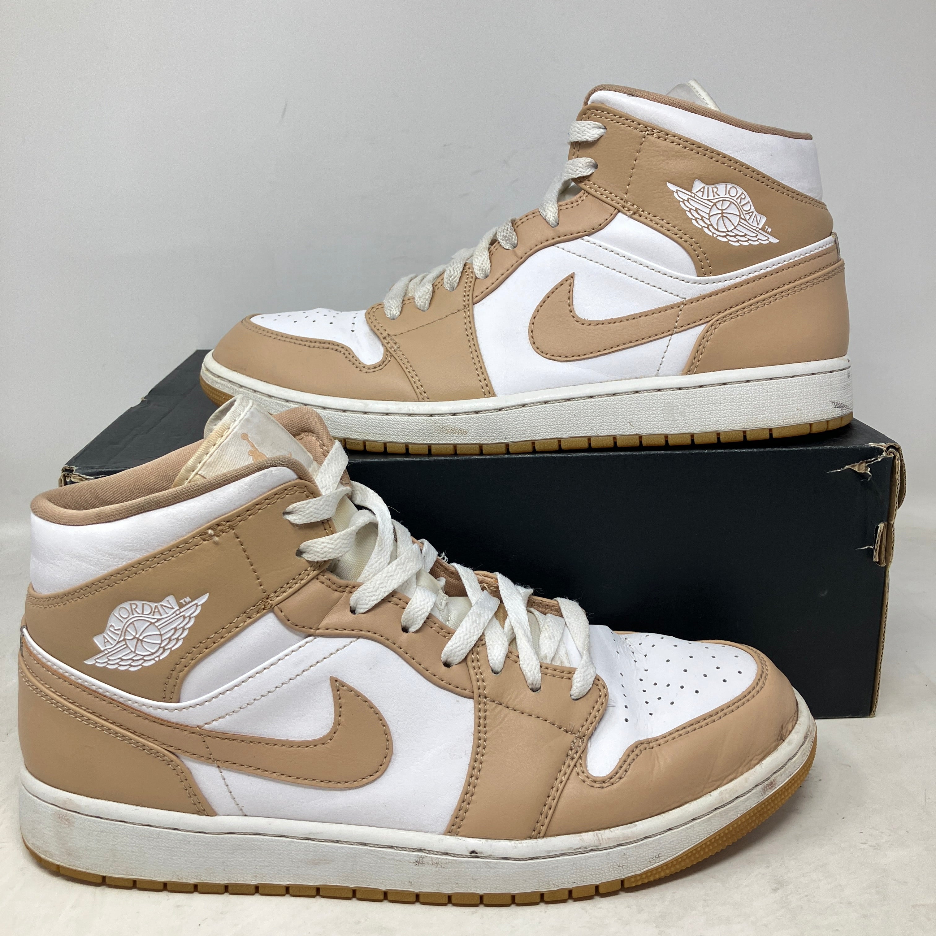 Jordan 1 Mid Tan Gum