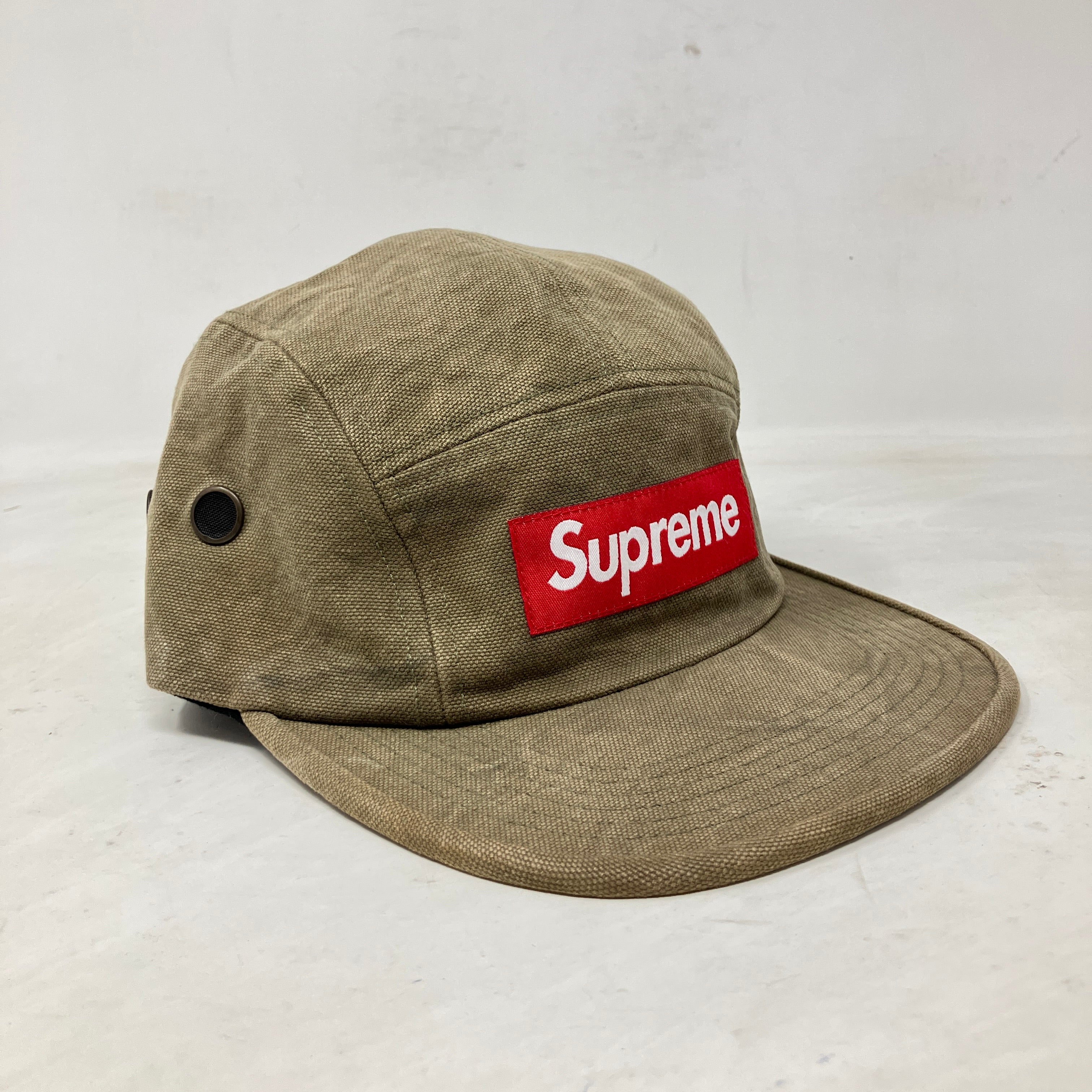 Supreme Washed Chino Twill Camp Cap Brown