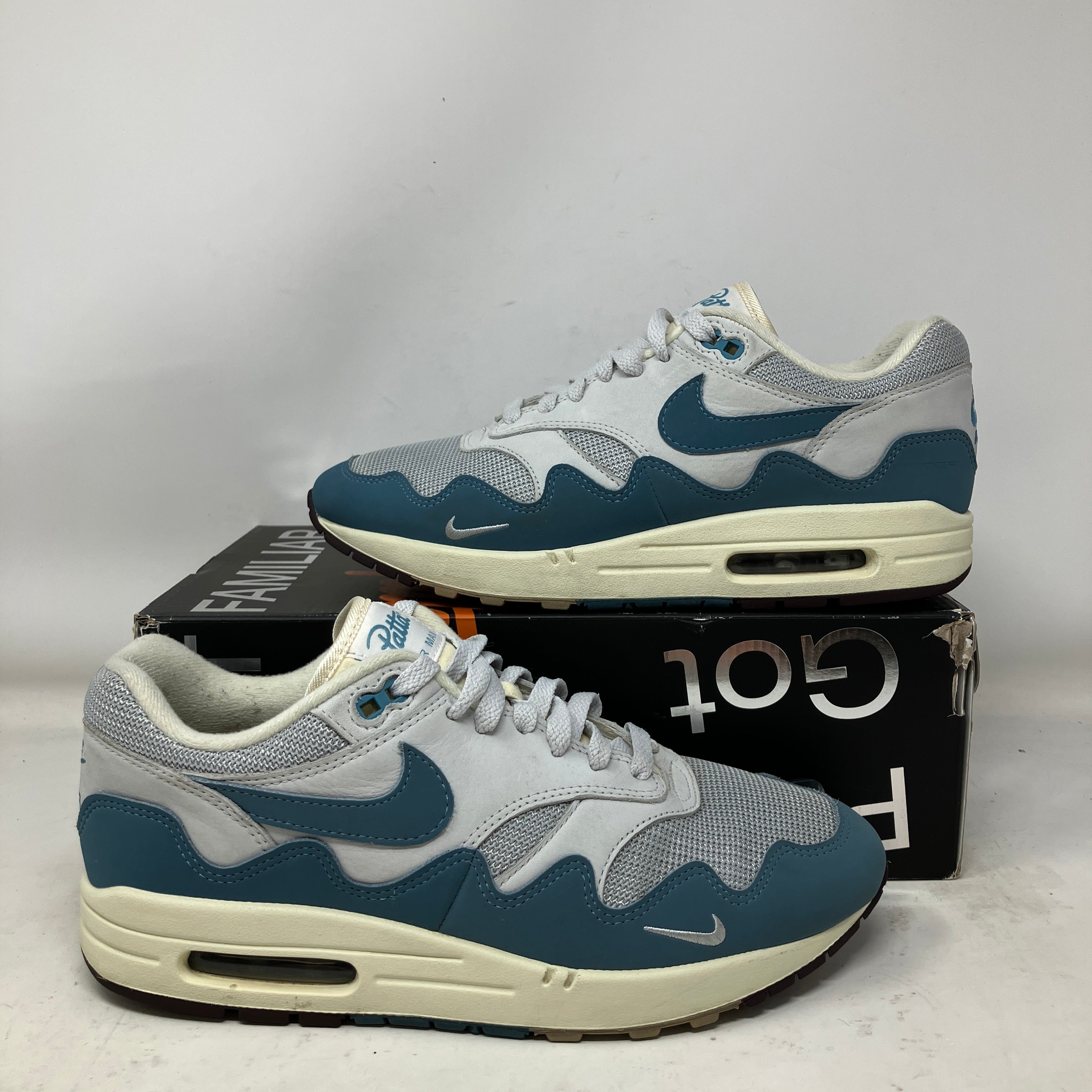 Nike Air Max 1 Patta Waves Noise Aqua (with Bracelet)