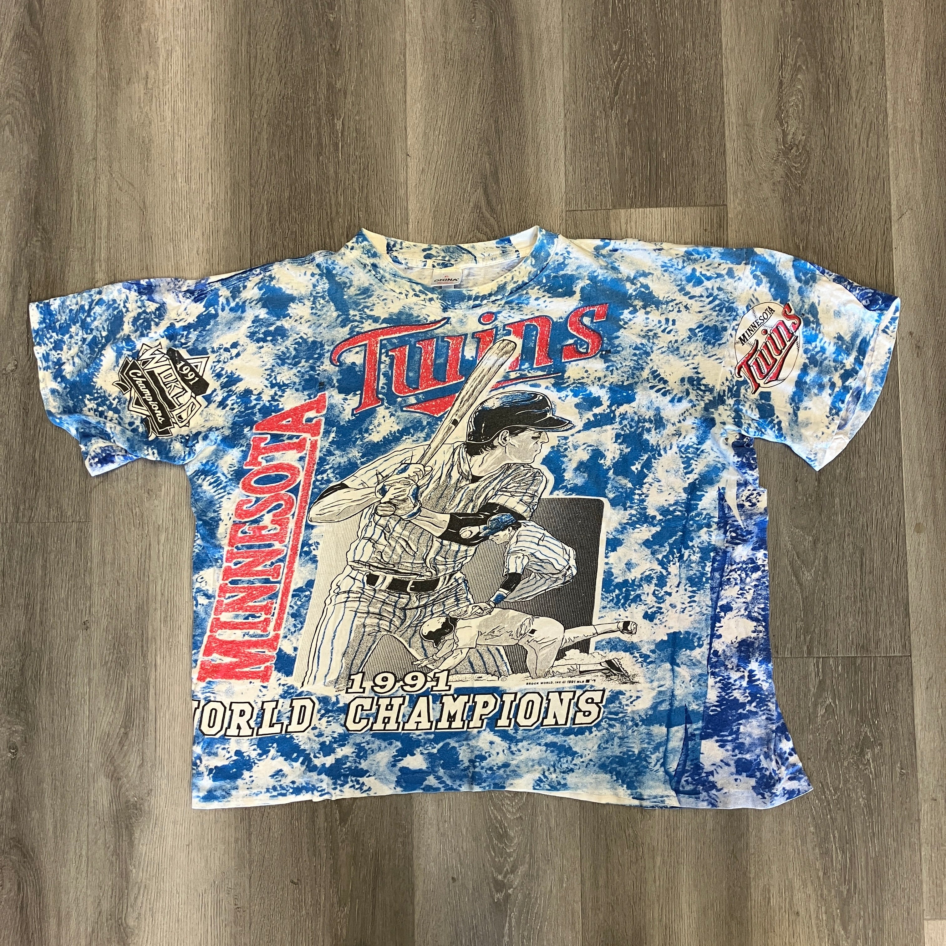 Vintage 1991 Minnesota Twins World Champions AOP T Shirt