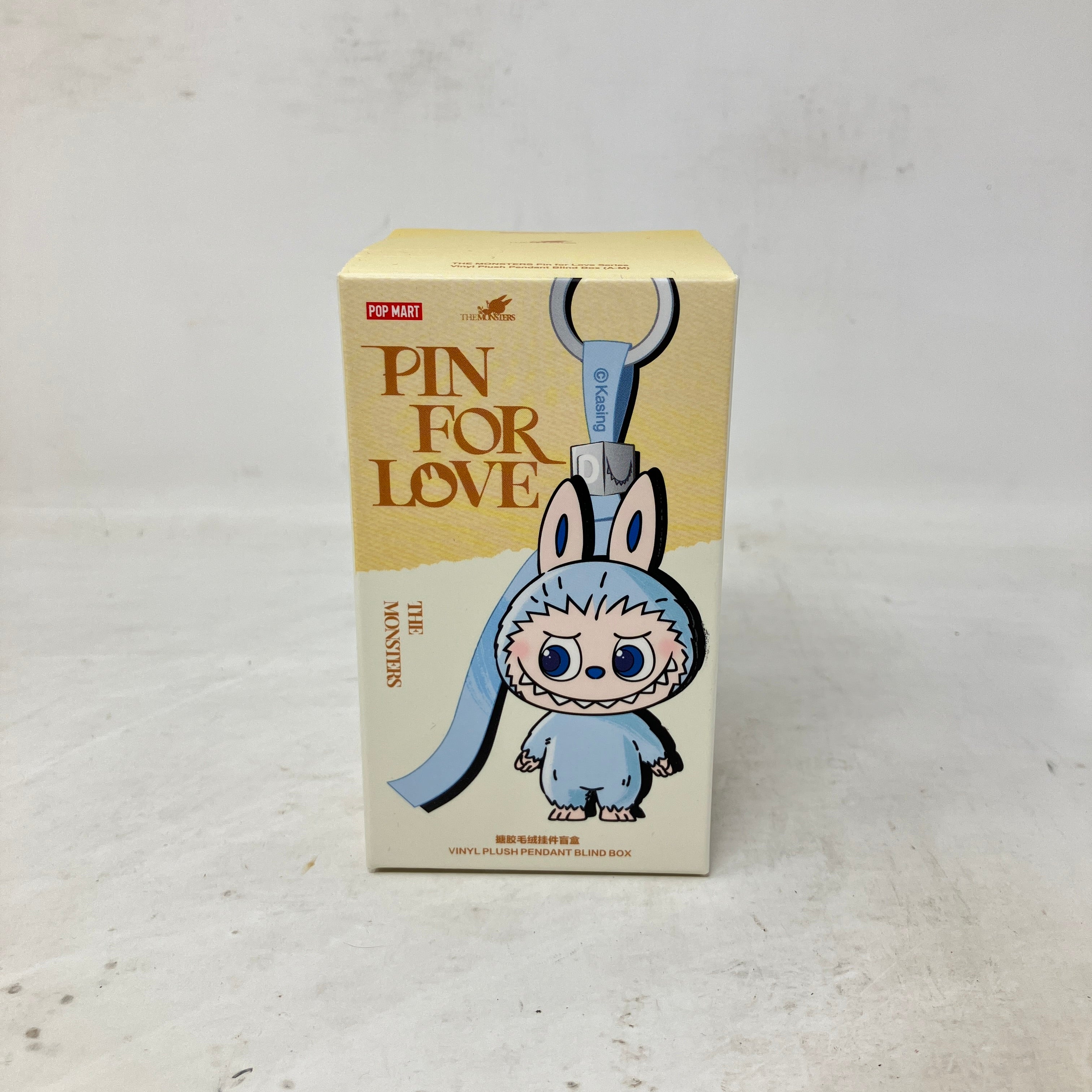 Pop Mart Labubu The Monsters Pin for Love Series Vinyl Plush Pendant (A-M) Single Blind Box (P)