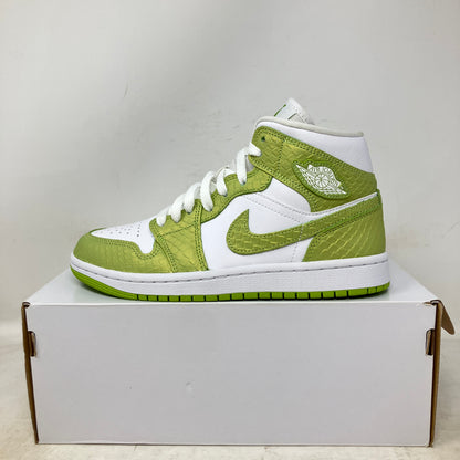 Jordan 1 Mid Green Python (Women's)