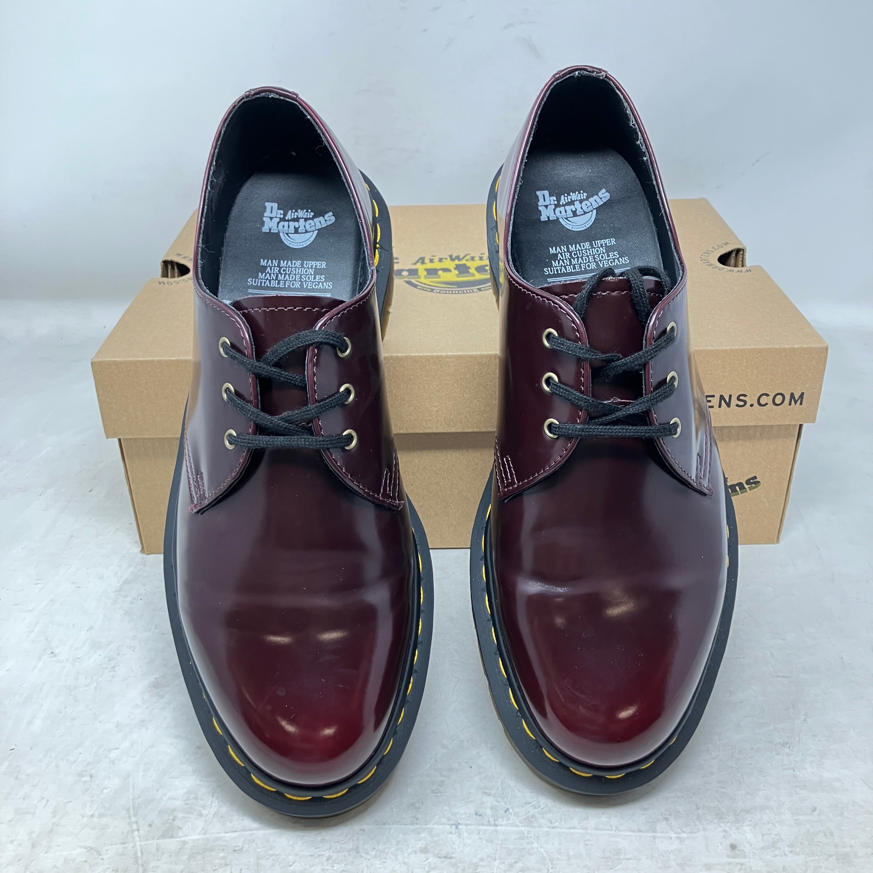 Dr Martens 3 Loch 1461 Cherry Red Vegan
