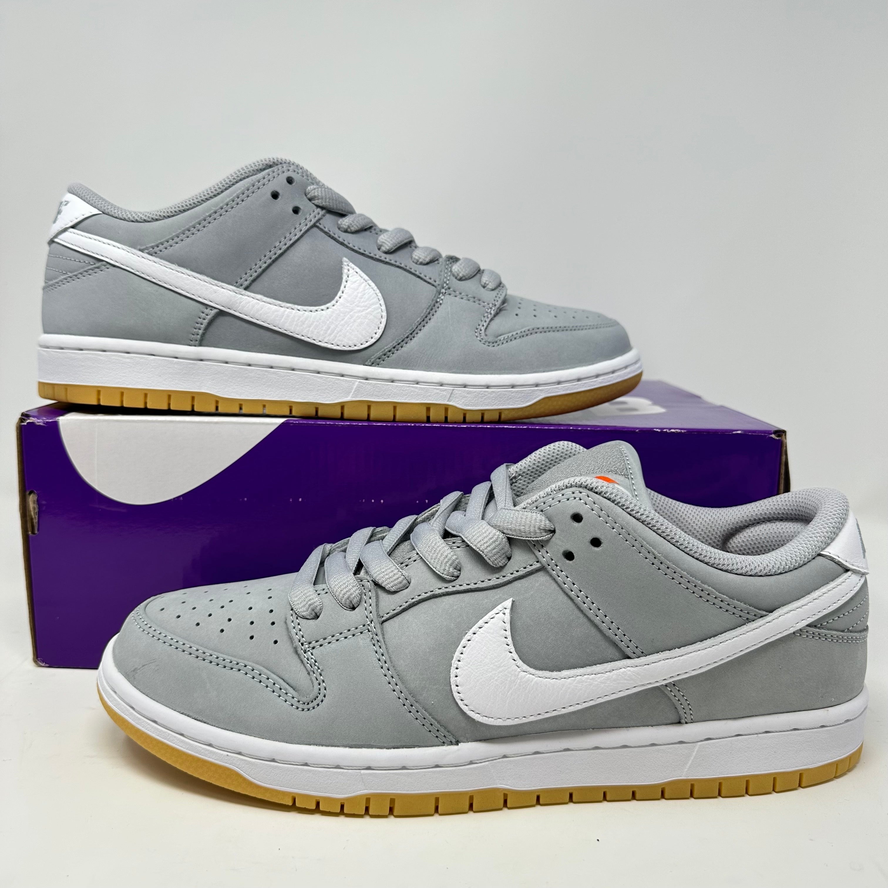 Nike SB Dunk Low Pro ISO Orange Label Wolf Grey Gum