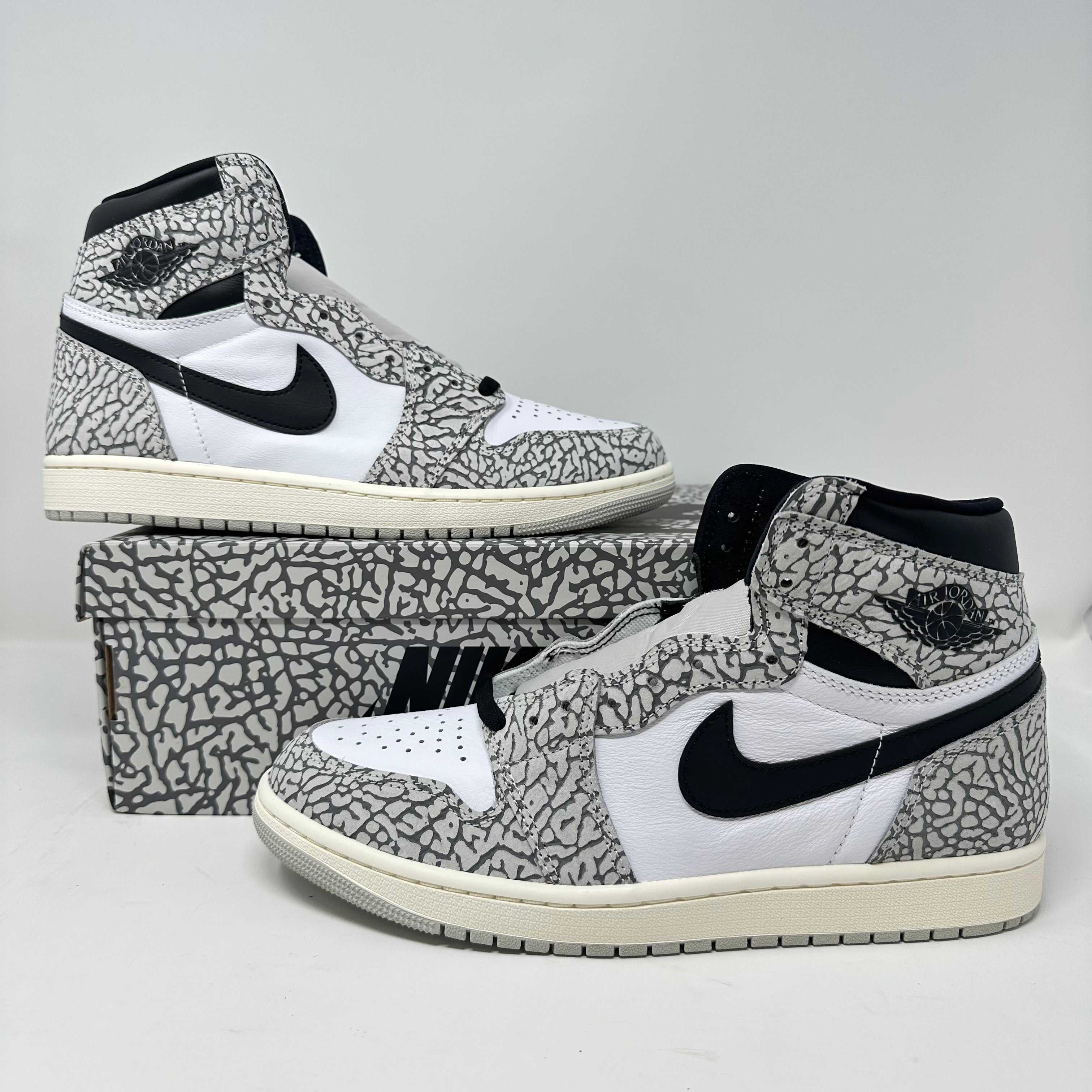 Jordan 1 Retro High OG White Cement