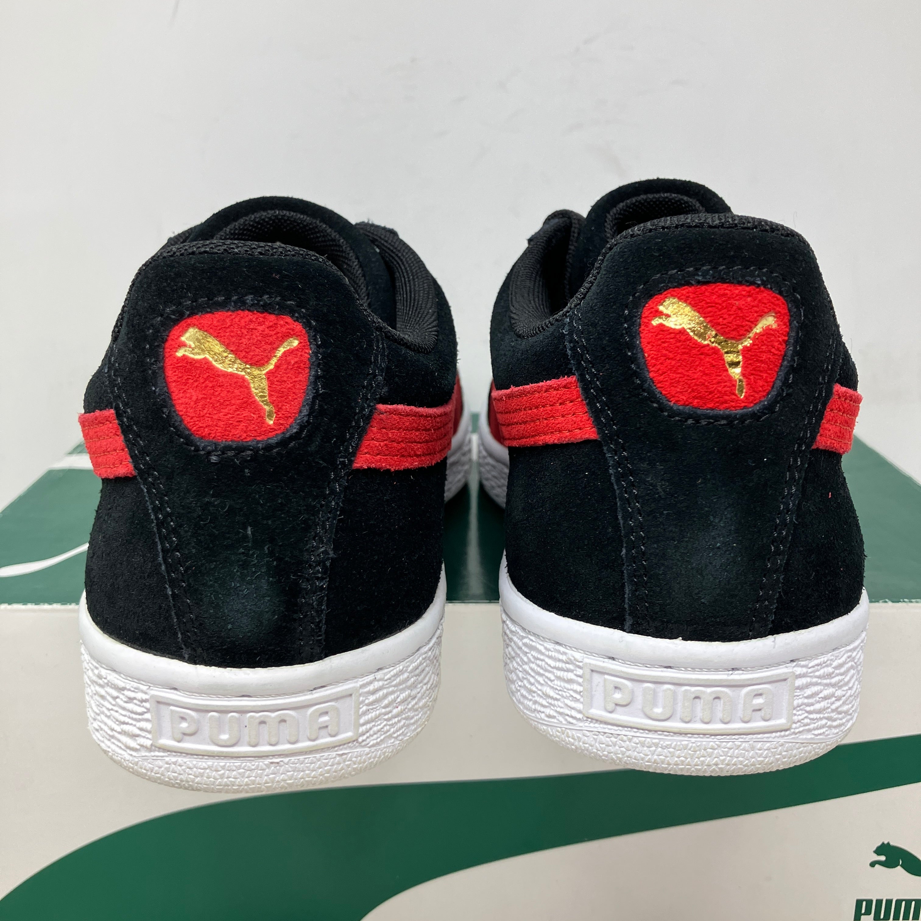 Puma Suede Classic Black White Red