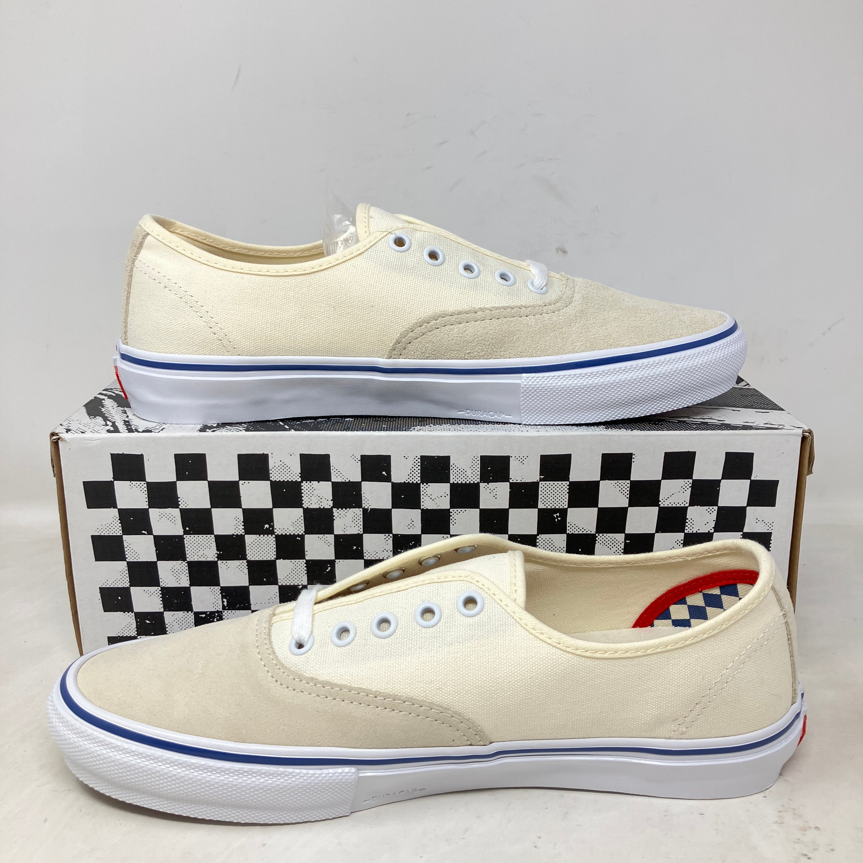 Vans Skate Authentic Off White Royal Blue