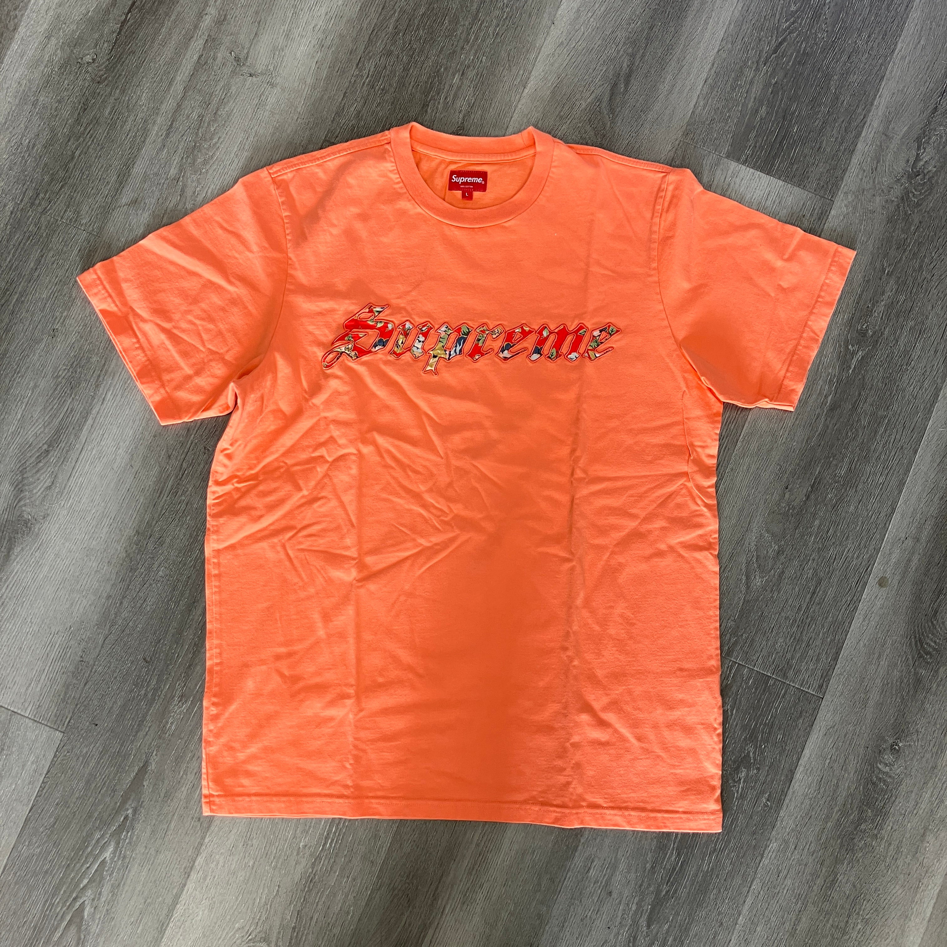 Supreme Floral Appliqu S/S Top Coral