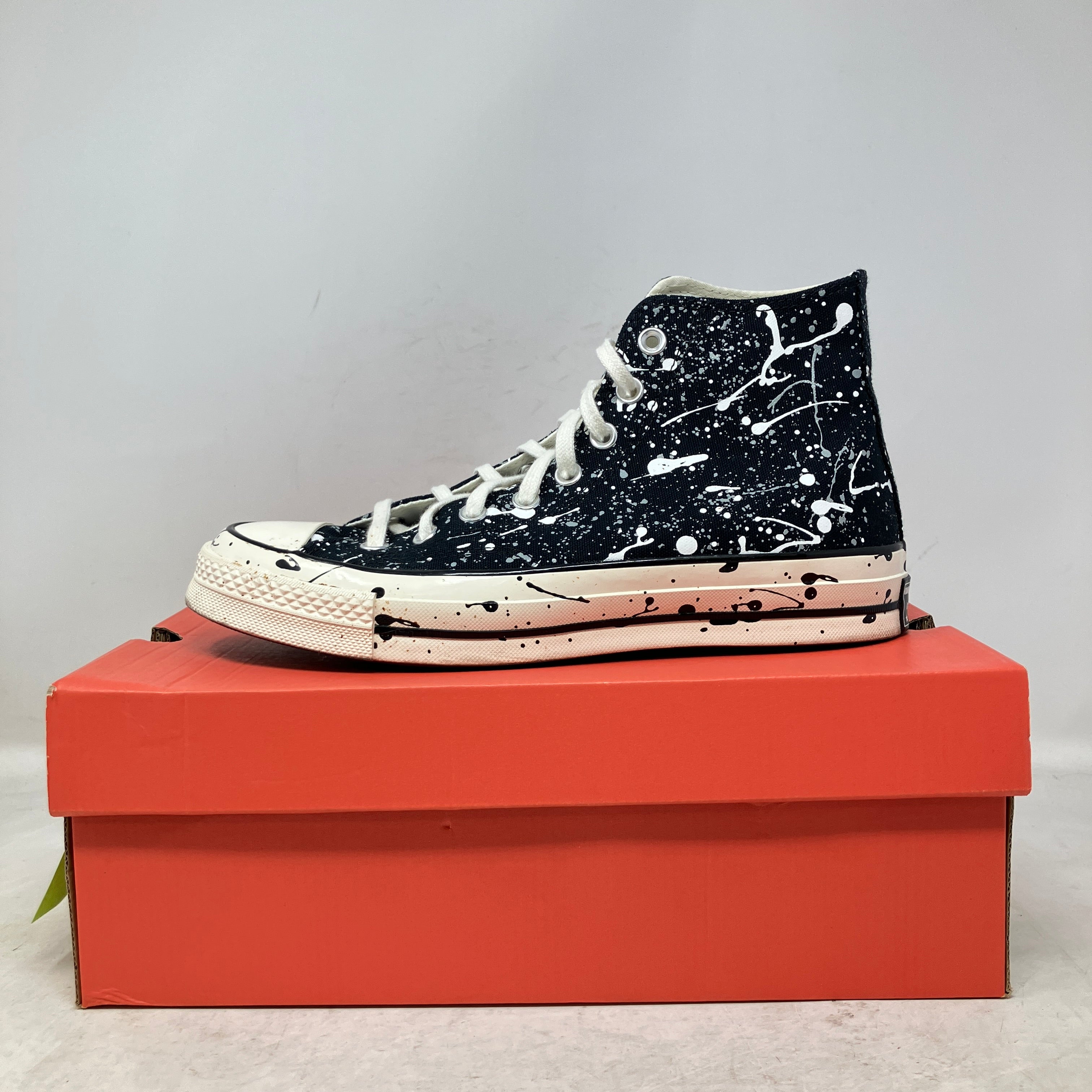 Converse Chuck Taylor All Star 70 Hi Archive Paint Splatter Black White