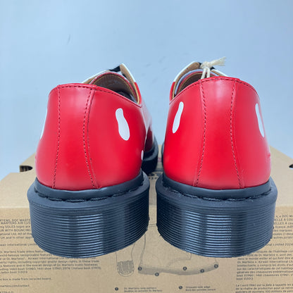Dr. Martens 1461 3-Eye Shoe Supreme Skull Red White