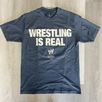 Travis Scott Wrestling Is Real T-shirt Black