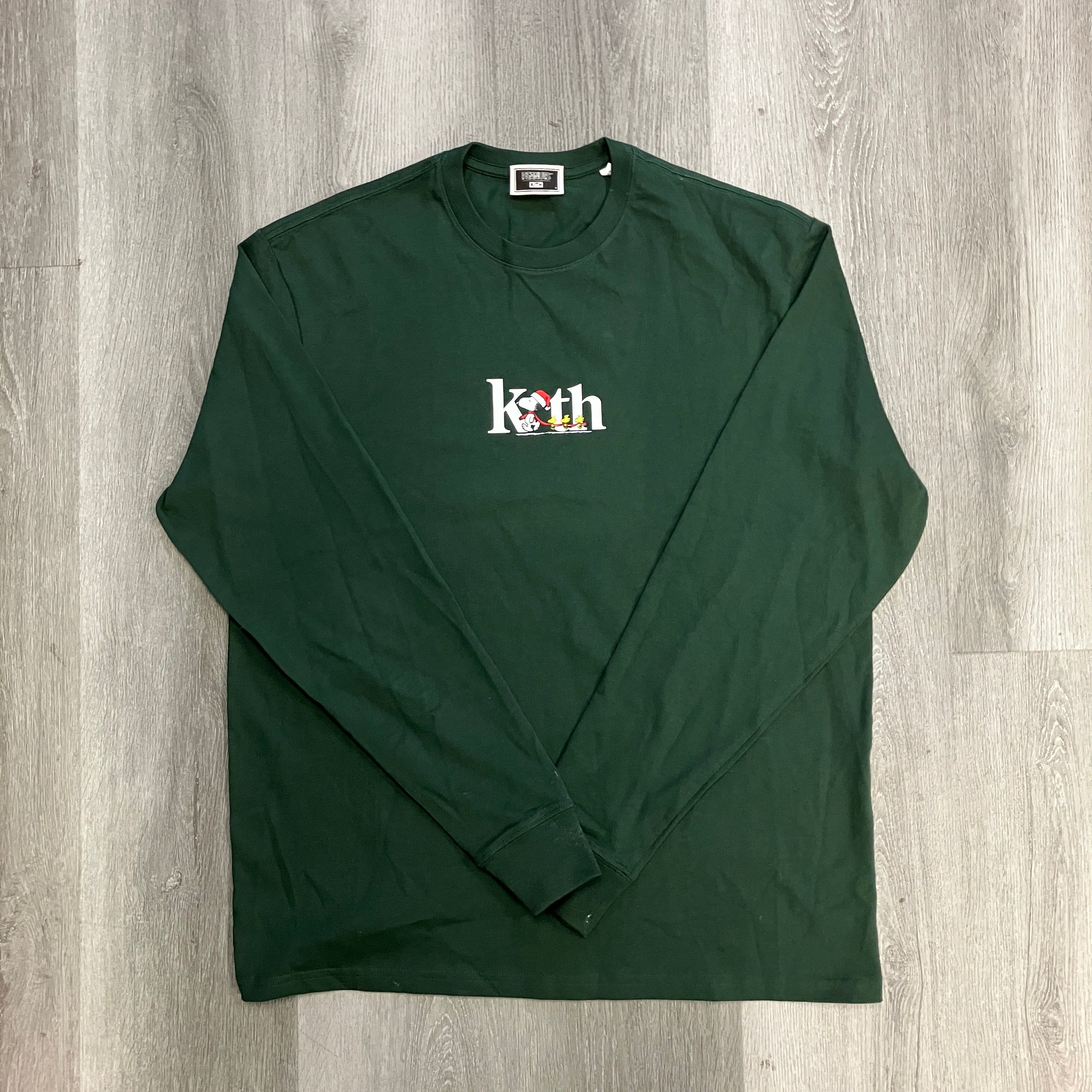 Kith For Peanuts Long Sleeve Tee Green