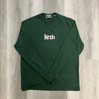 Kith For Peanuts Long Sleeve Tee Green