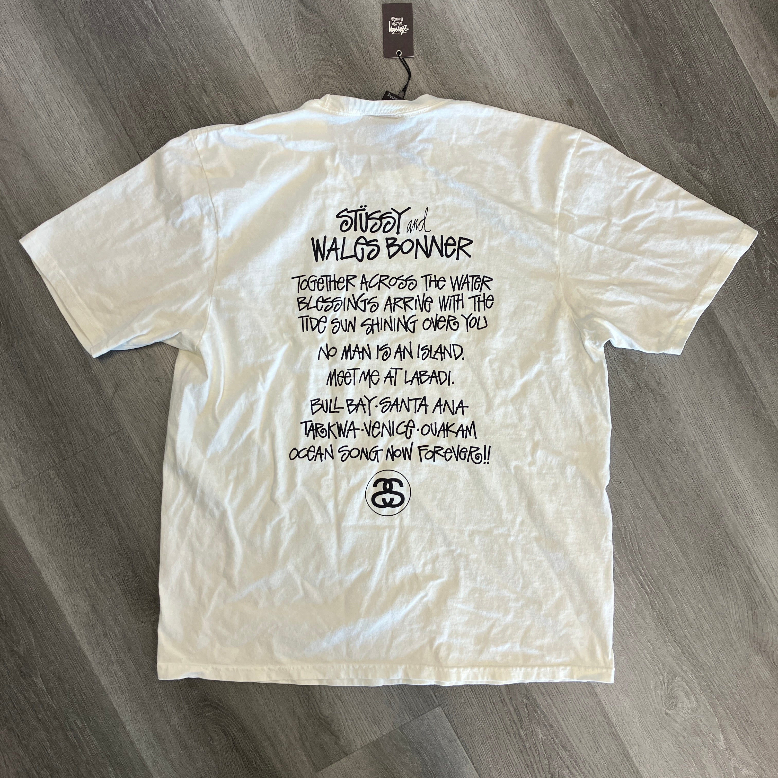 Stussy x Wales Bonner Ocean Song Tee Ivory