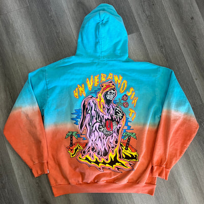 Warren Lotas Bad Bunny Un Verano Sin Ti Ombre Hoodie Blue