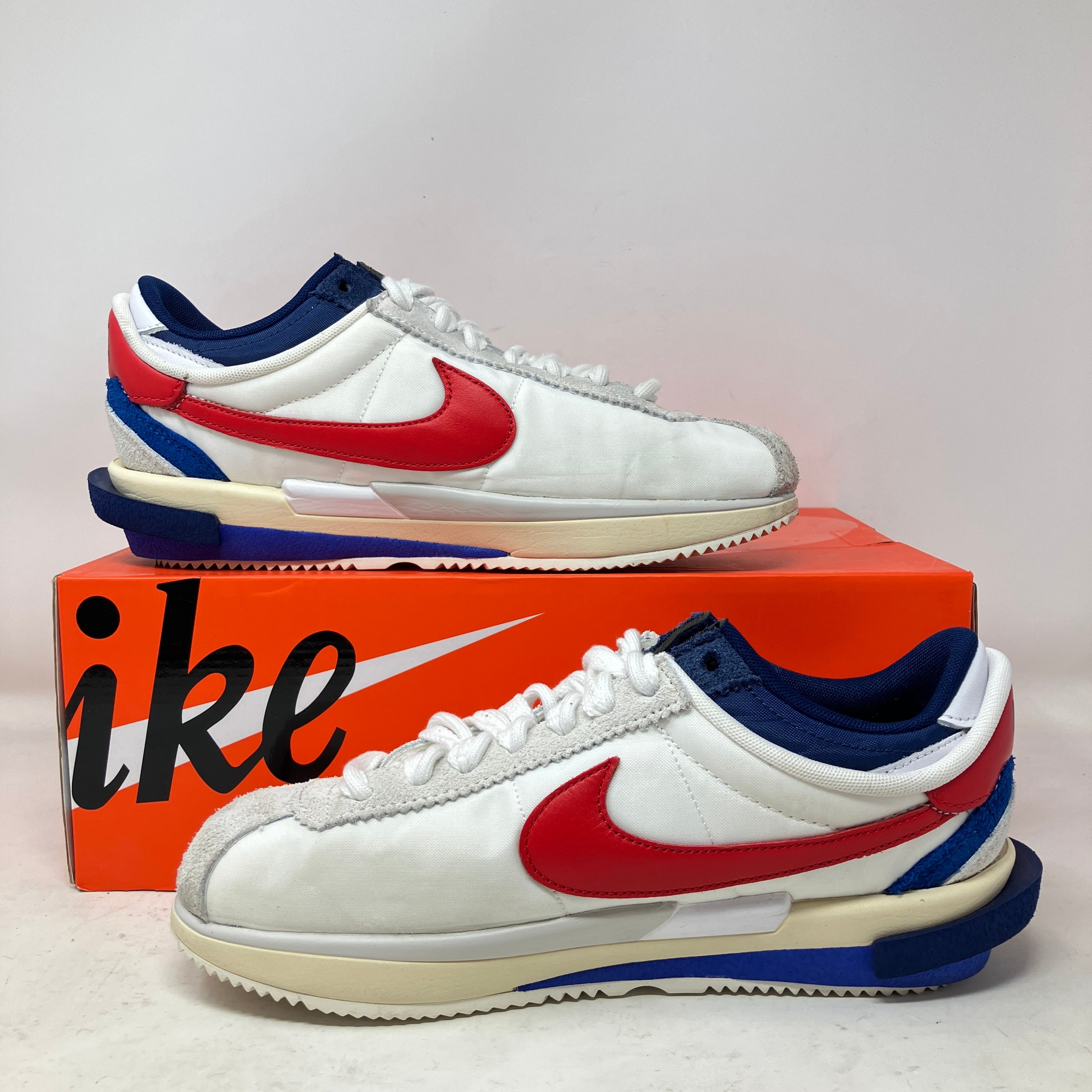 Nike Zoom Cortez SP sacai White University Red Blue