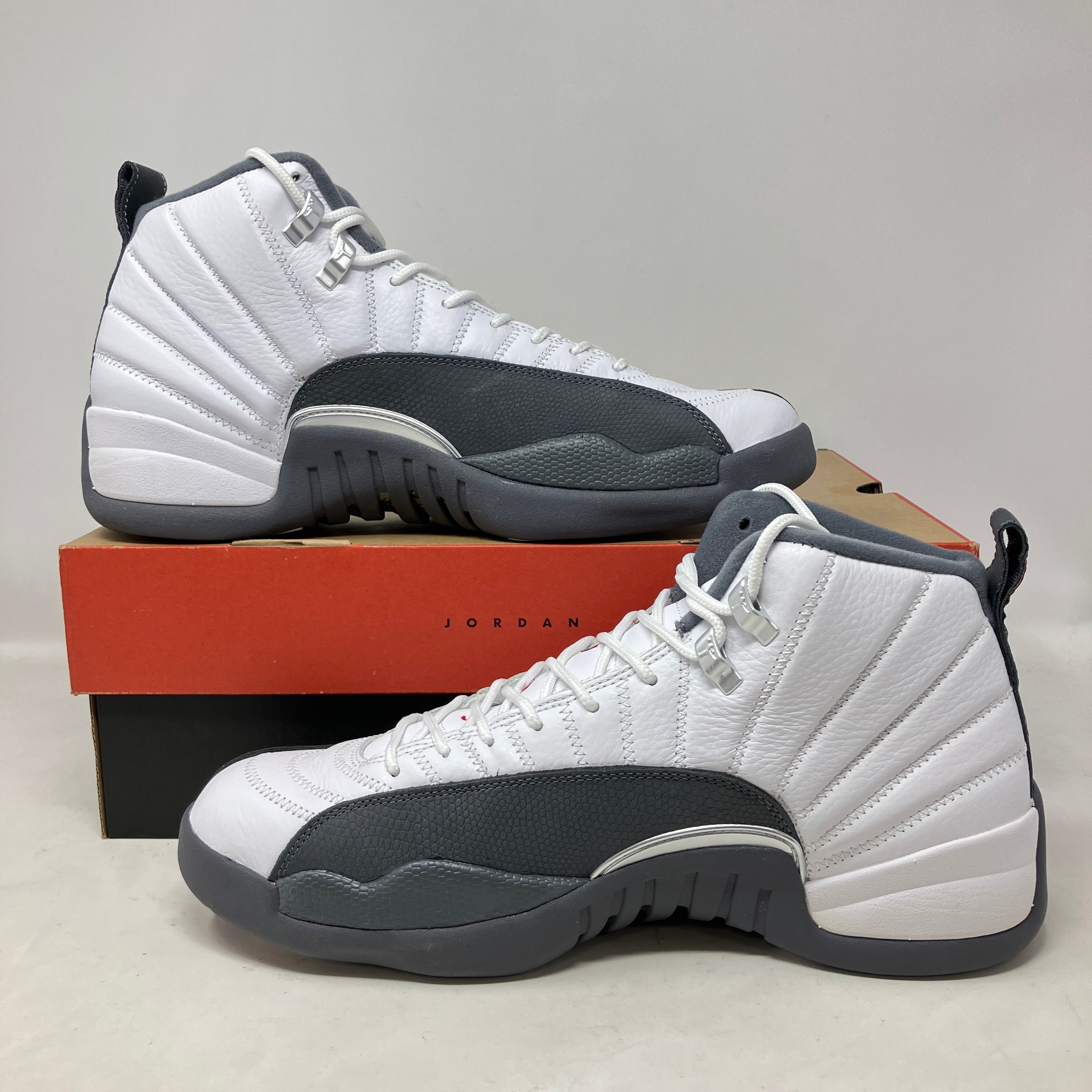 Jordan 12 Retro White Dark Grey