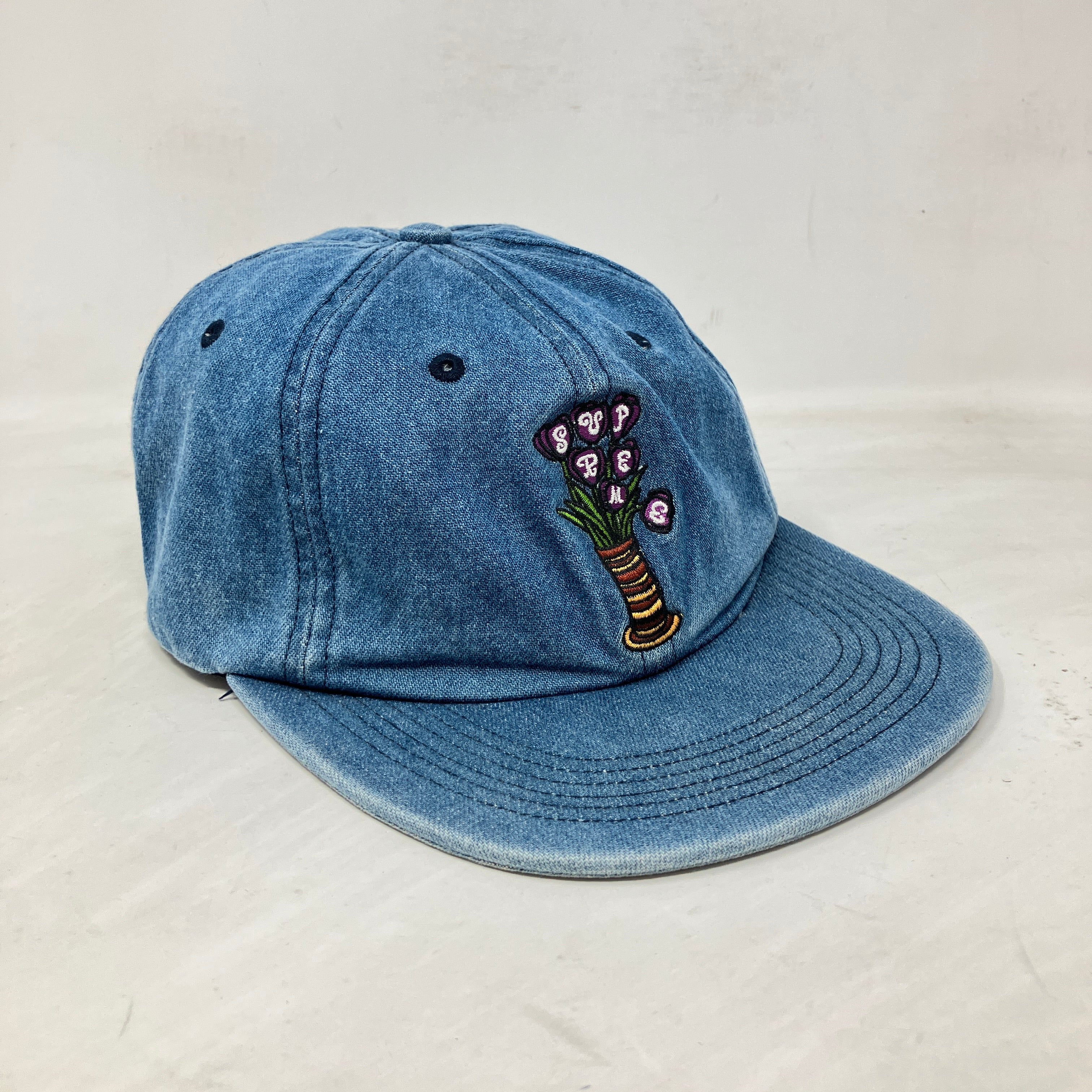Supreme Flowers 6-Panel Denim