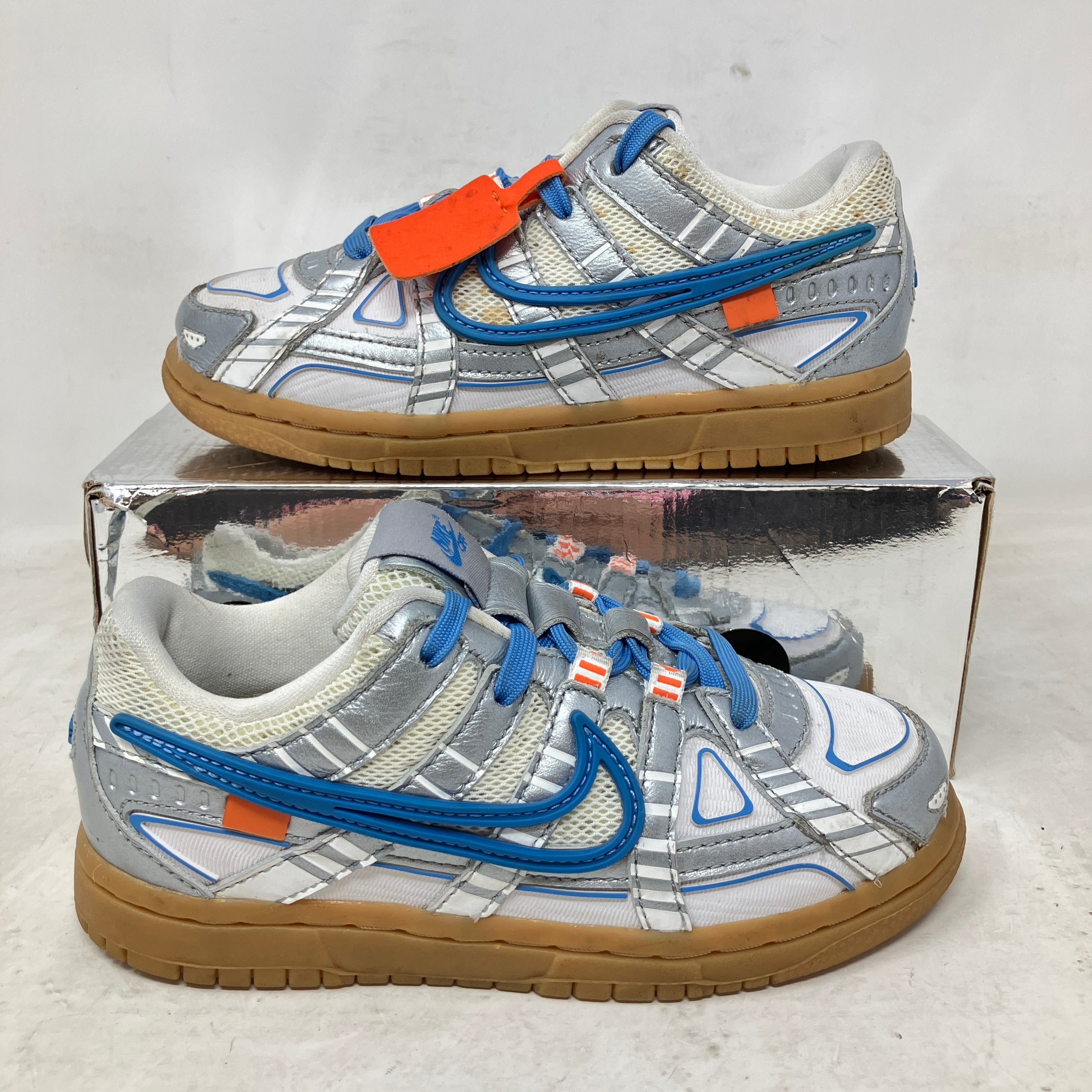 Nike Air Rubber Dunk Off-White University Blue (PS)